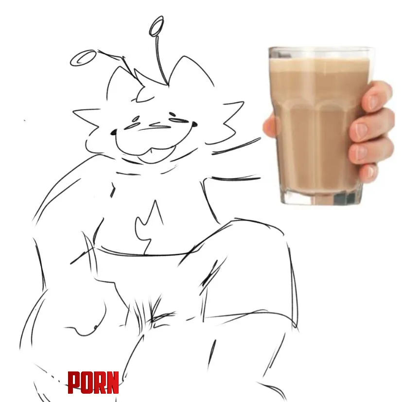Whould u like cup of chocolate milk by Single-Ad-8164