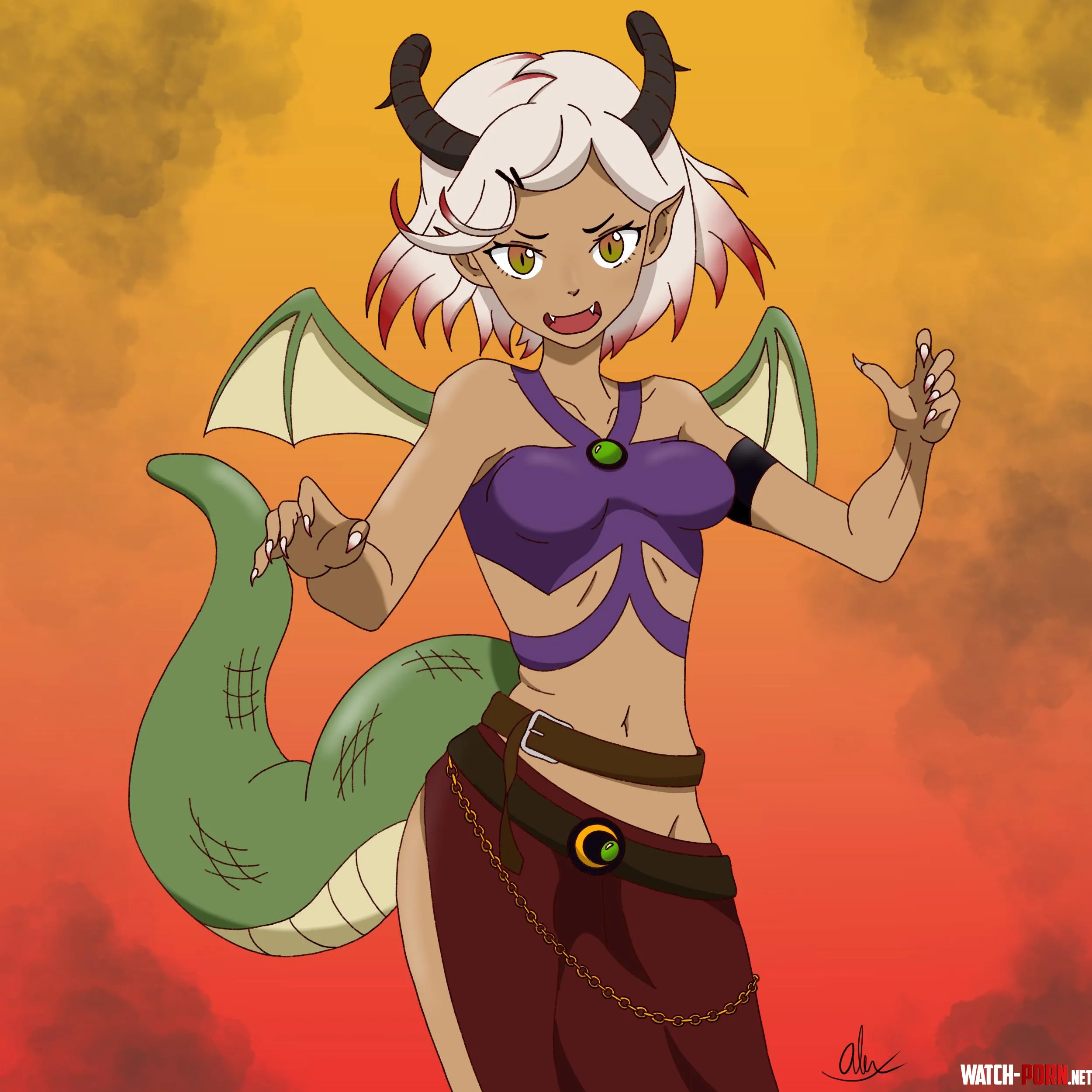 A dragon girl What should I do next by the_Al_pal