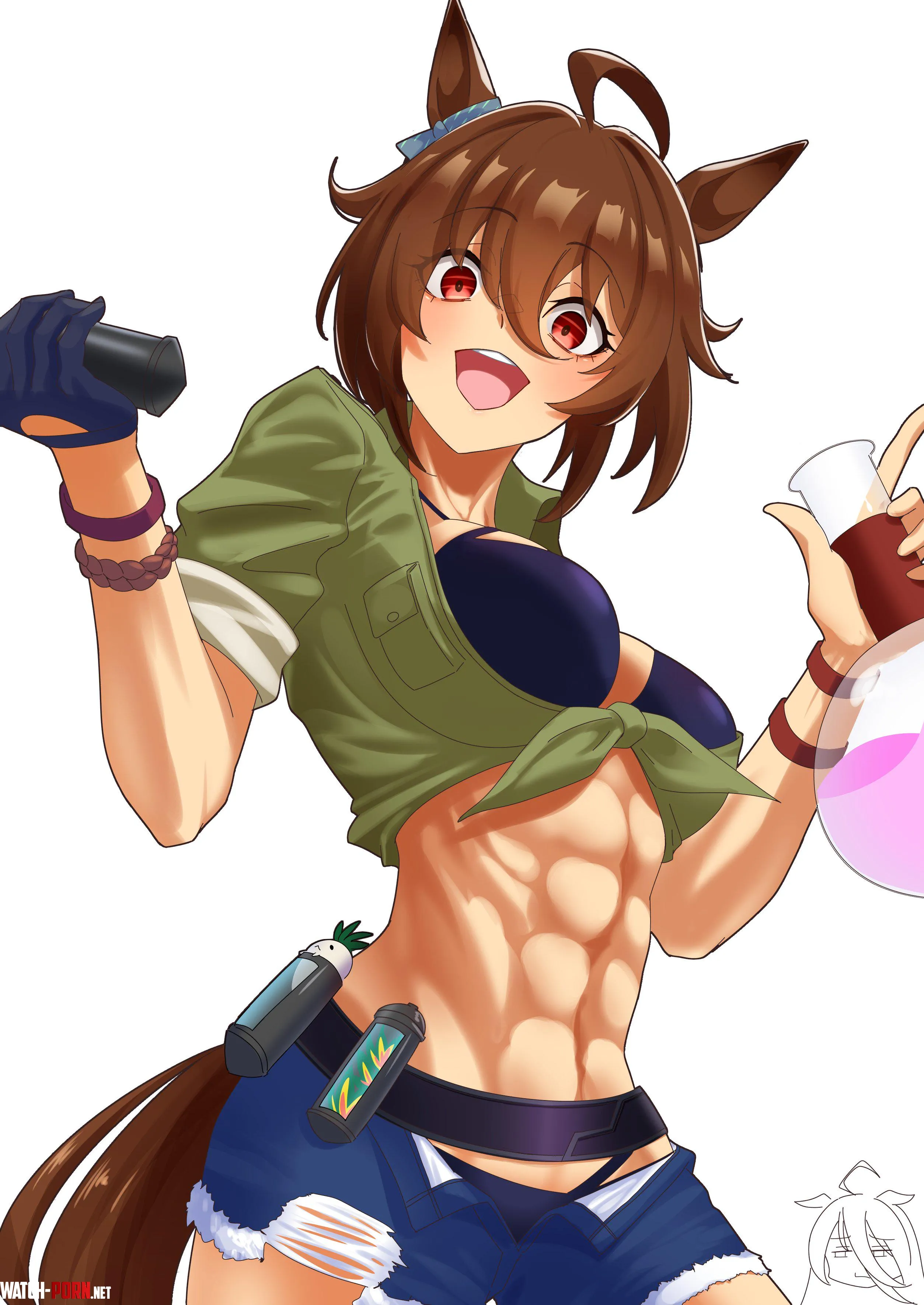 Tachyons Abs senchan7 Uma Musume by Throwawheylmao