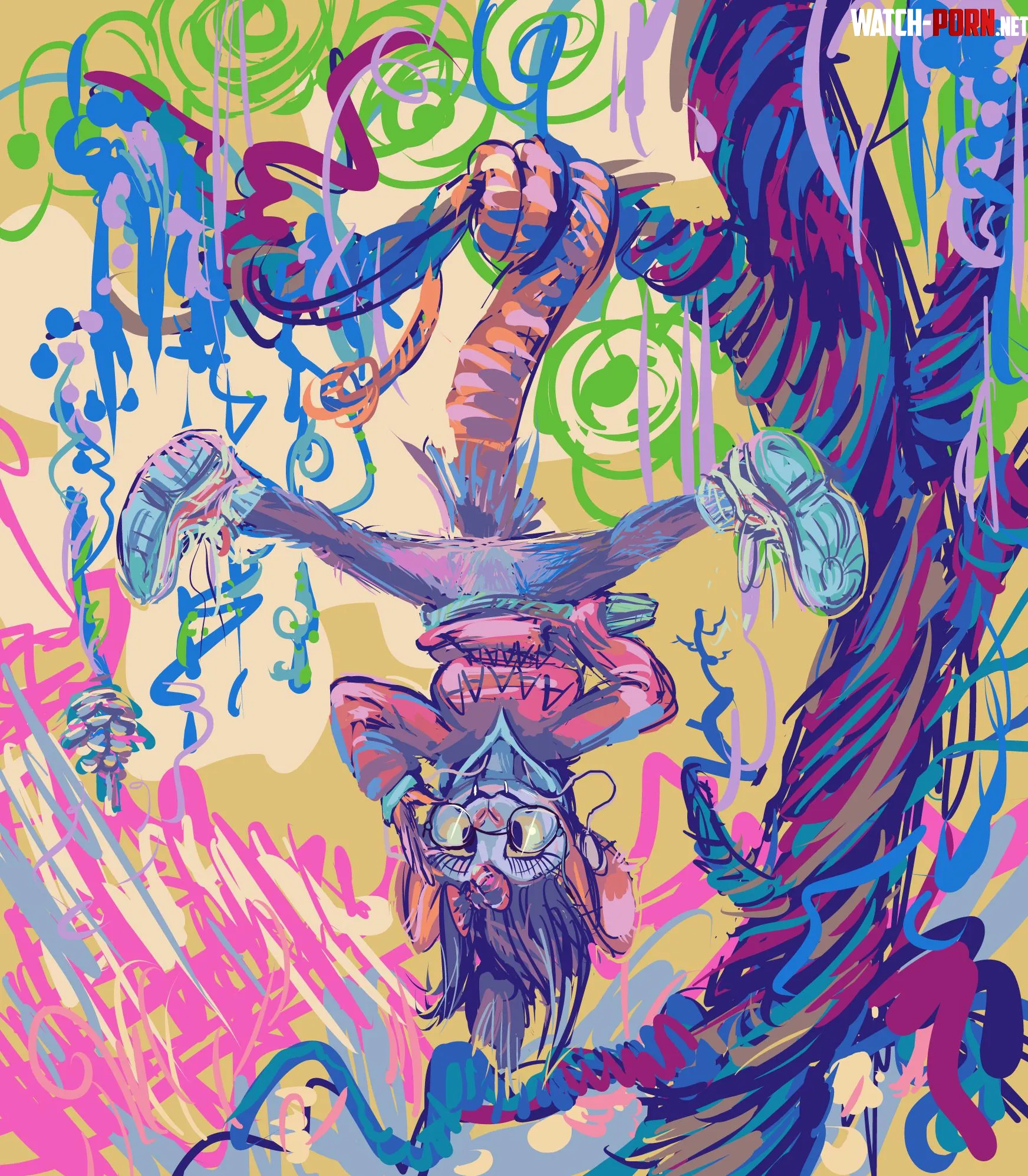trash marsupial I drew it by Frabaginarf