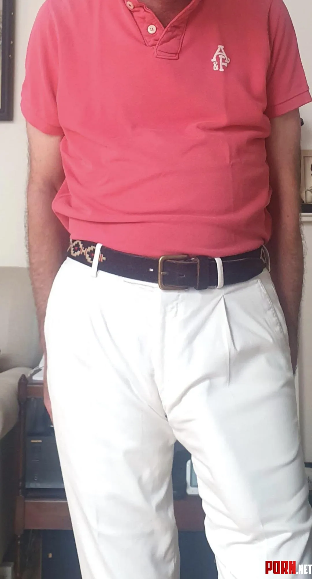 98 inches in white chinos by Pimlico_boy