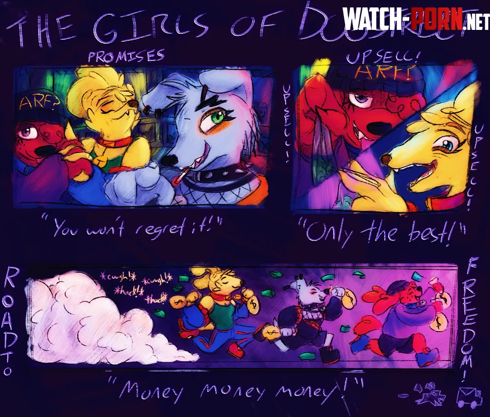 DOGSTREET All Sales Final My Art by DiscoBombing