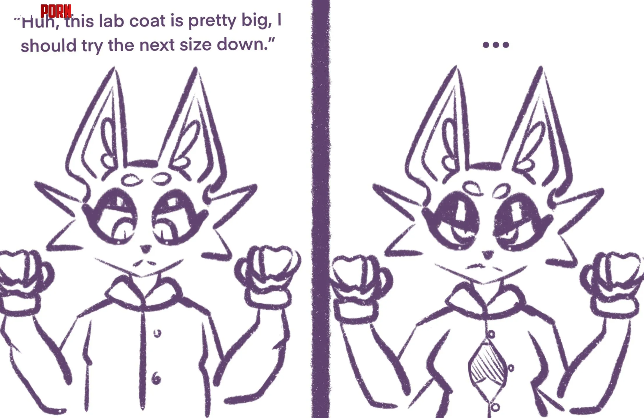 Lab Coat Problems by HushHushKitten