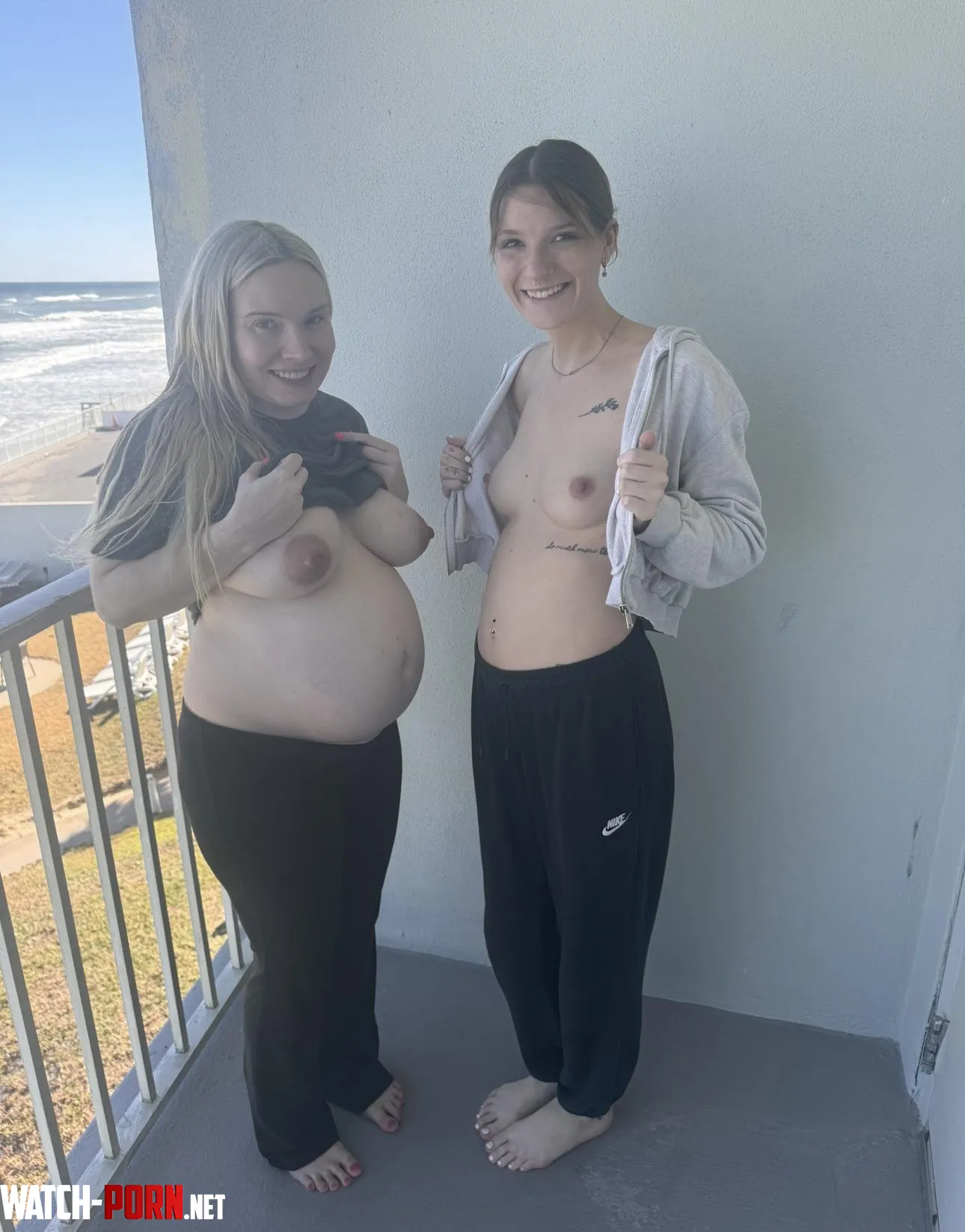 would you take 2 preggos over a balcony   by BabyyBecss14