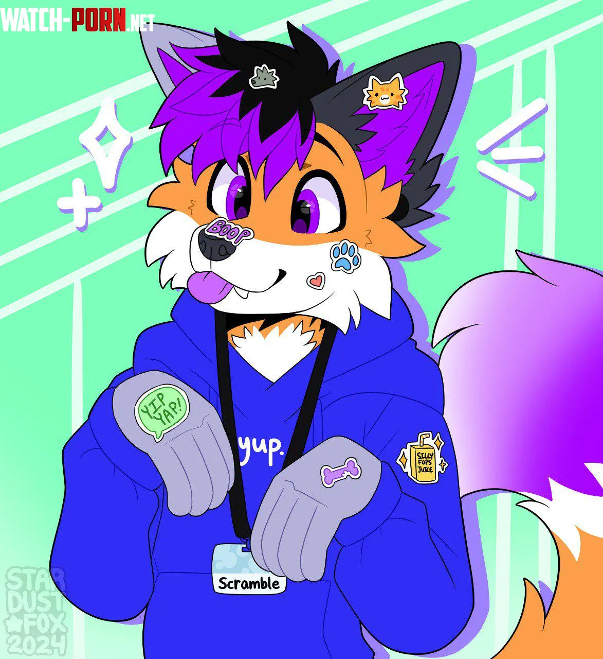 I love being a silly fox StardustFox by ScrambleFox