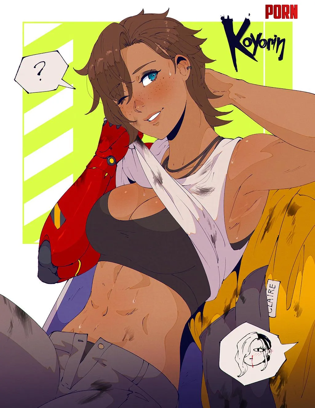 Claire The Cyborg koyoriin by TheTMoneyMan