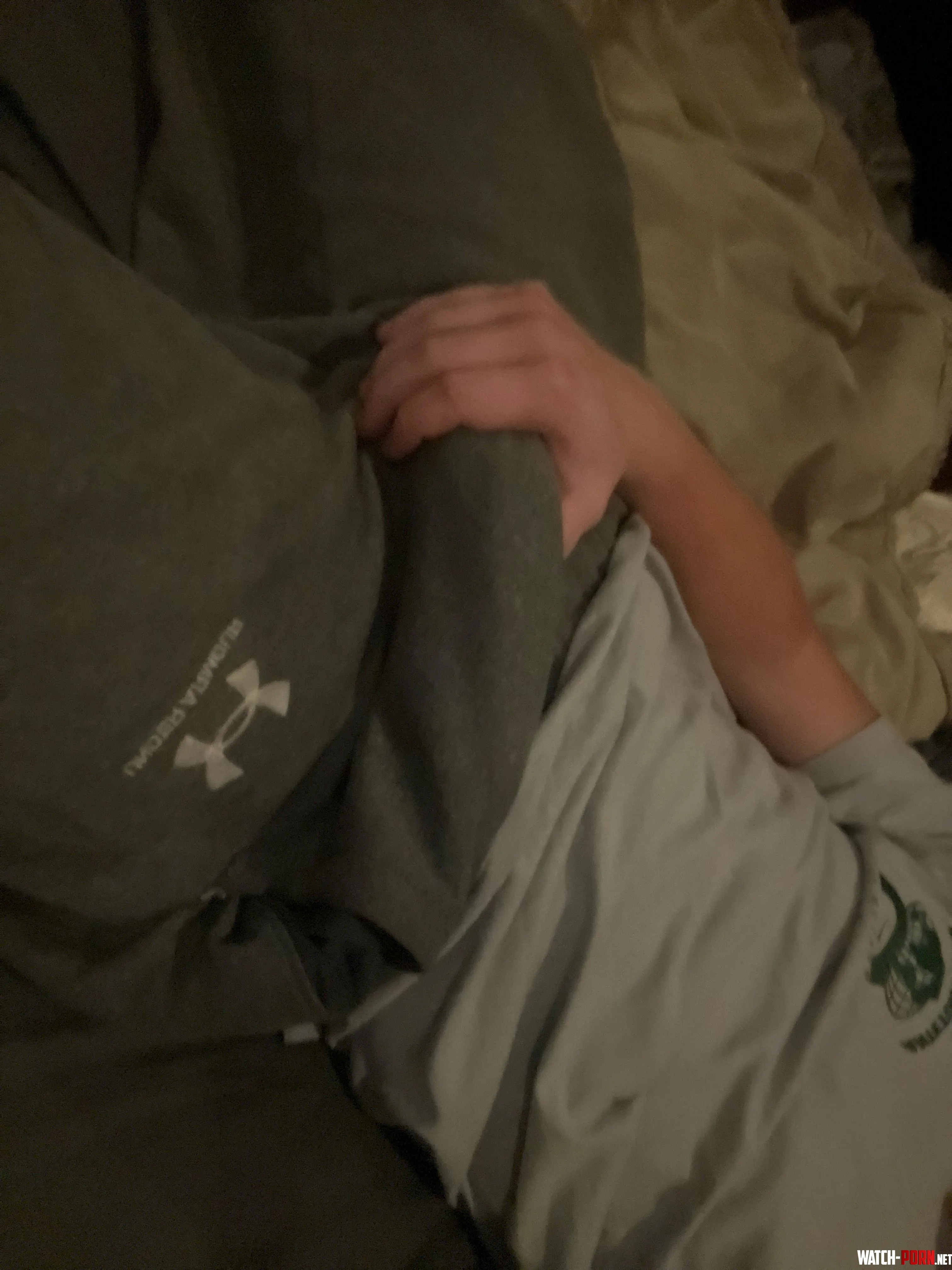 Another 18 year old in grey sweatpants  by ConnectionFuzzy4732