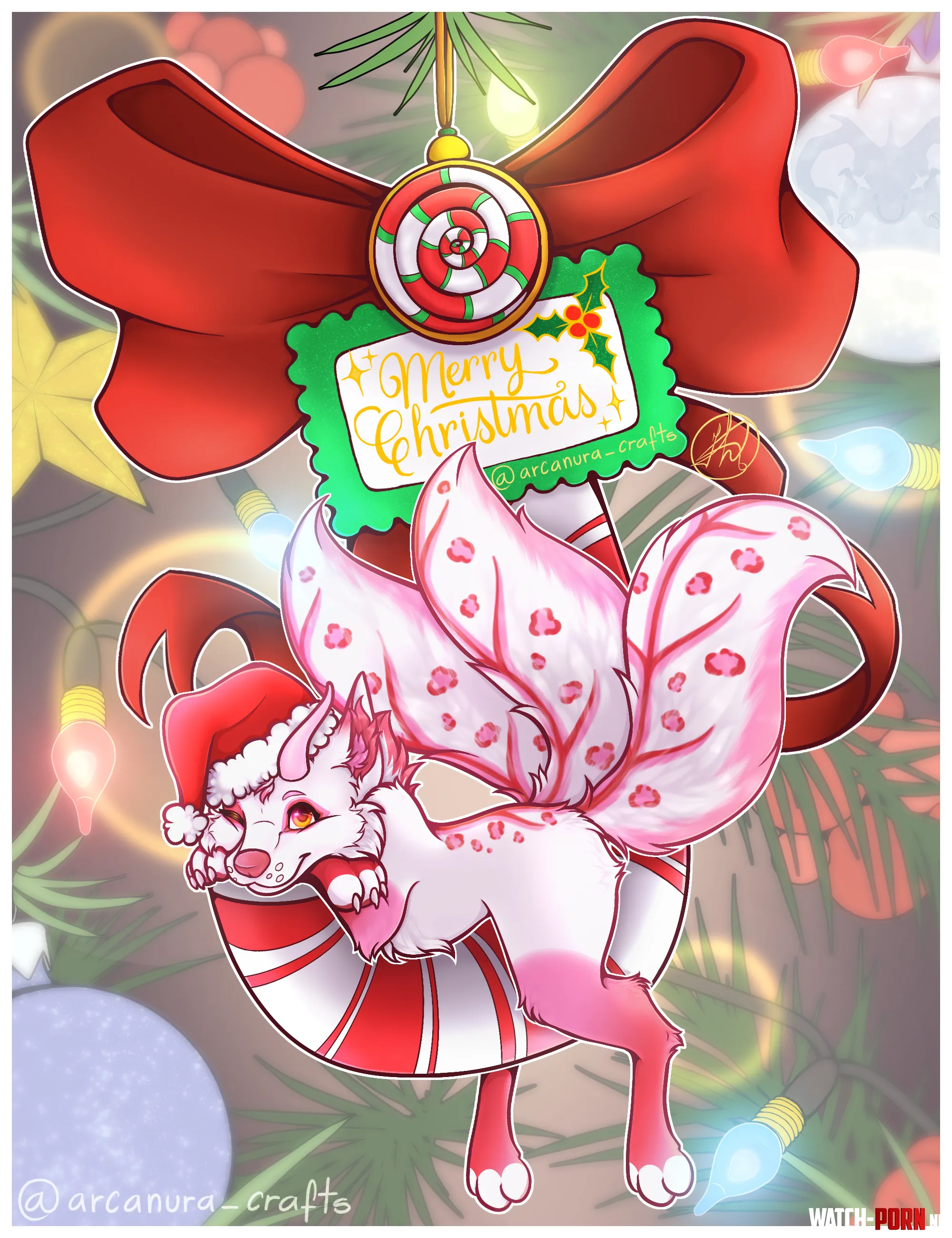 HO HO HO Comm made for ZazelSona Art by meArcAnuracrafts by ArcAnura_crafts