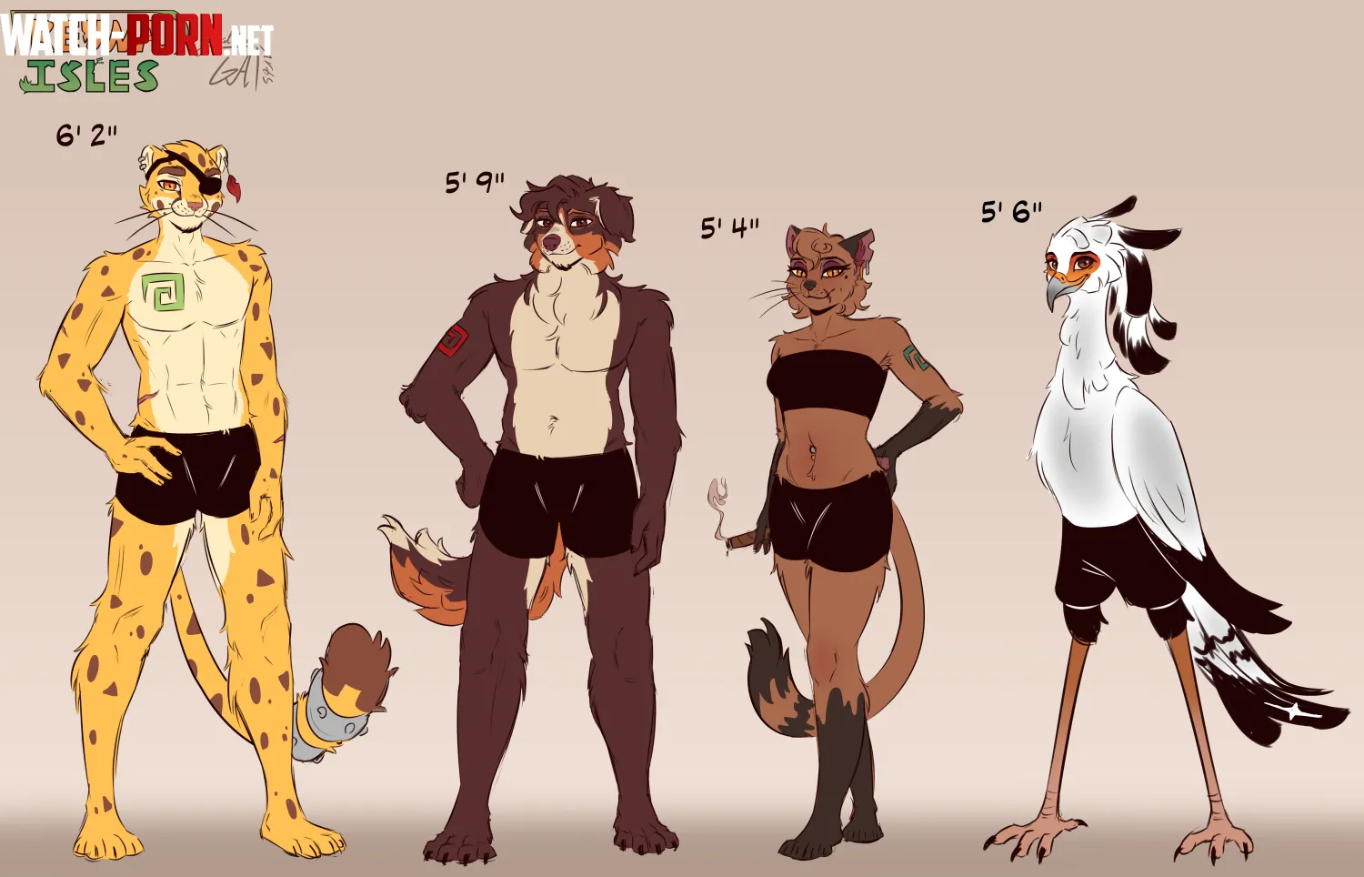 Part 2 of body amp height references Im making for my comic  by Galinn-Arts