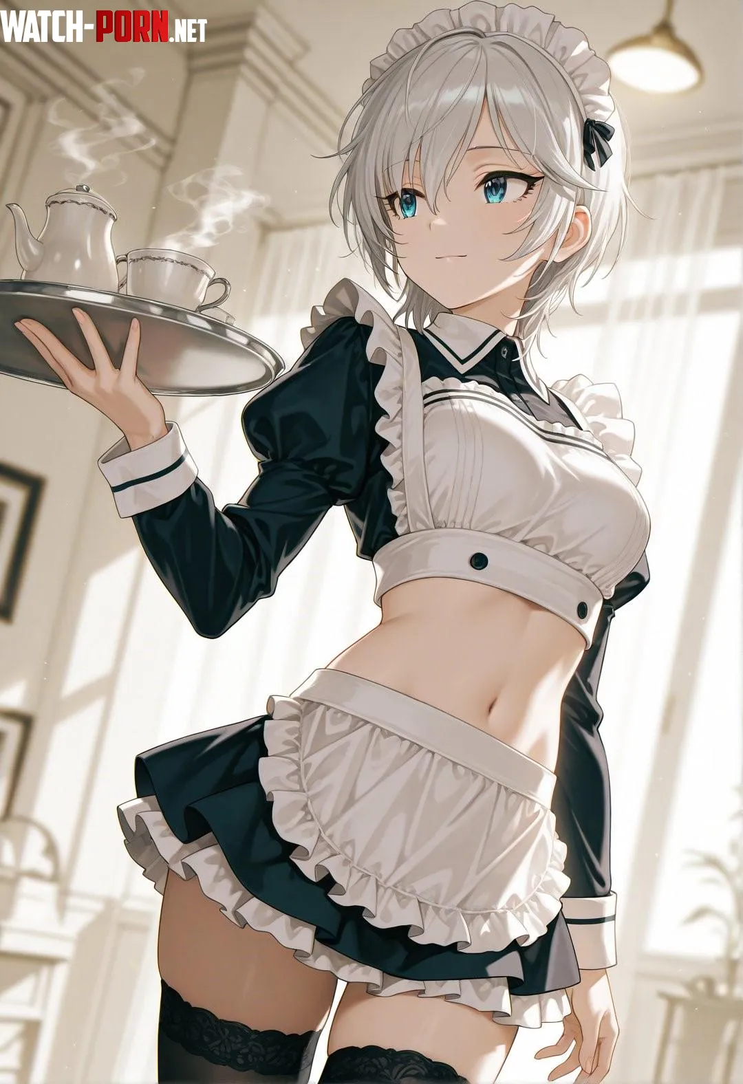 Maid Anastasia Idolmaster by CheetahSperm18