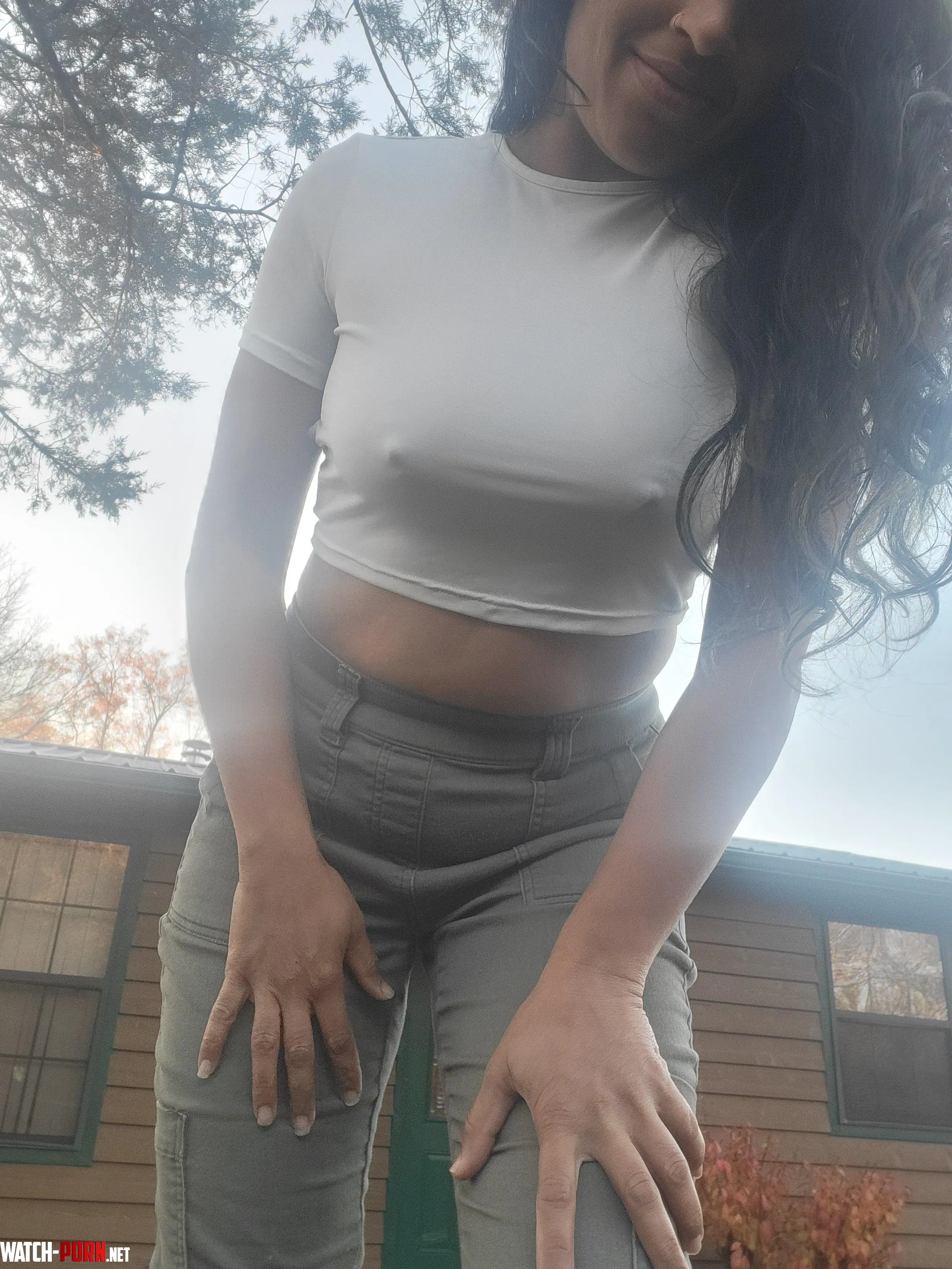 I love not wearing a bra and watching guys look at my tits by Devils0ul