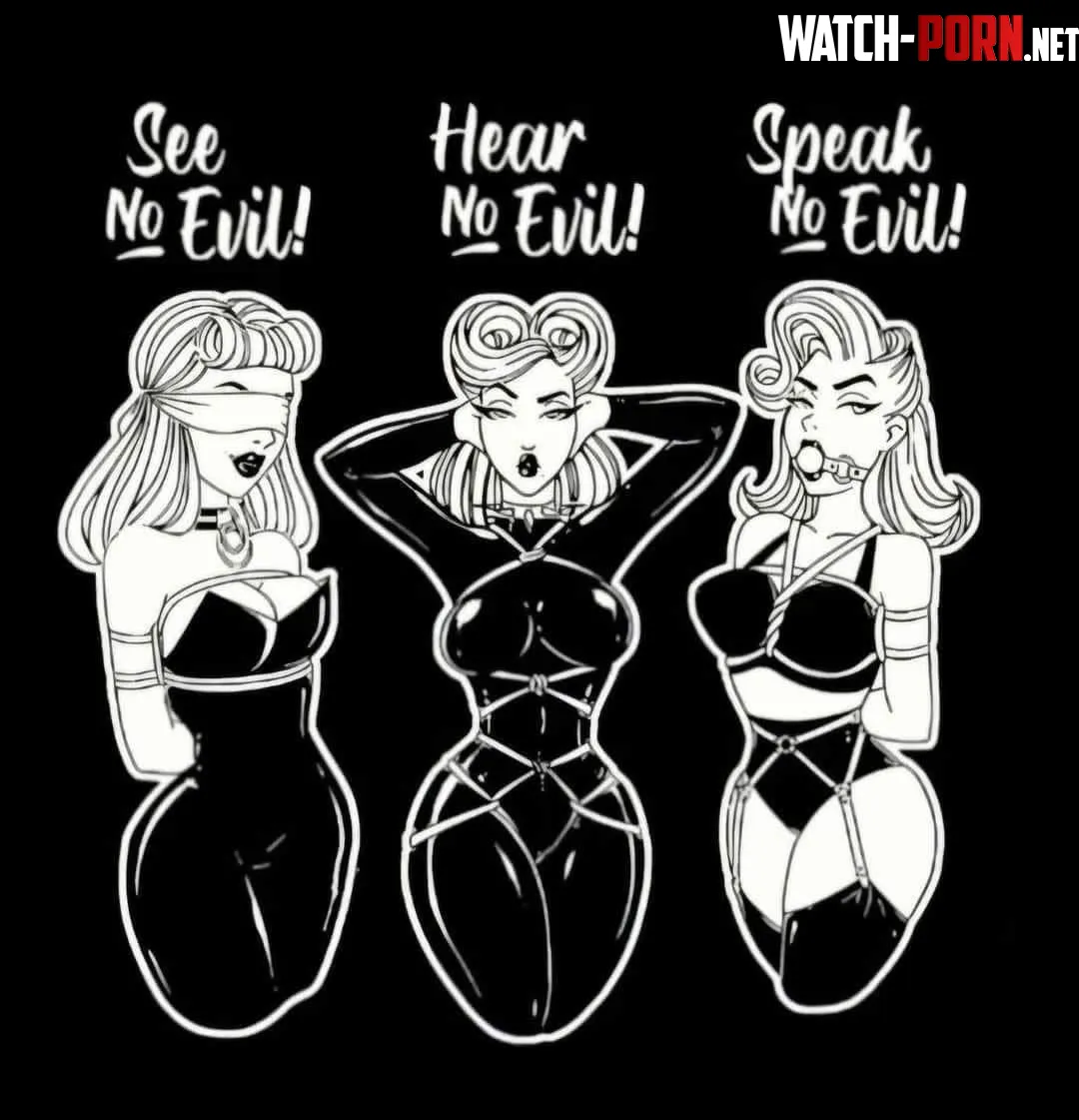 See no evil hear no evil say no evil by perrius902