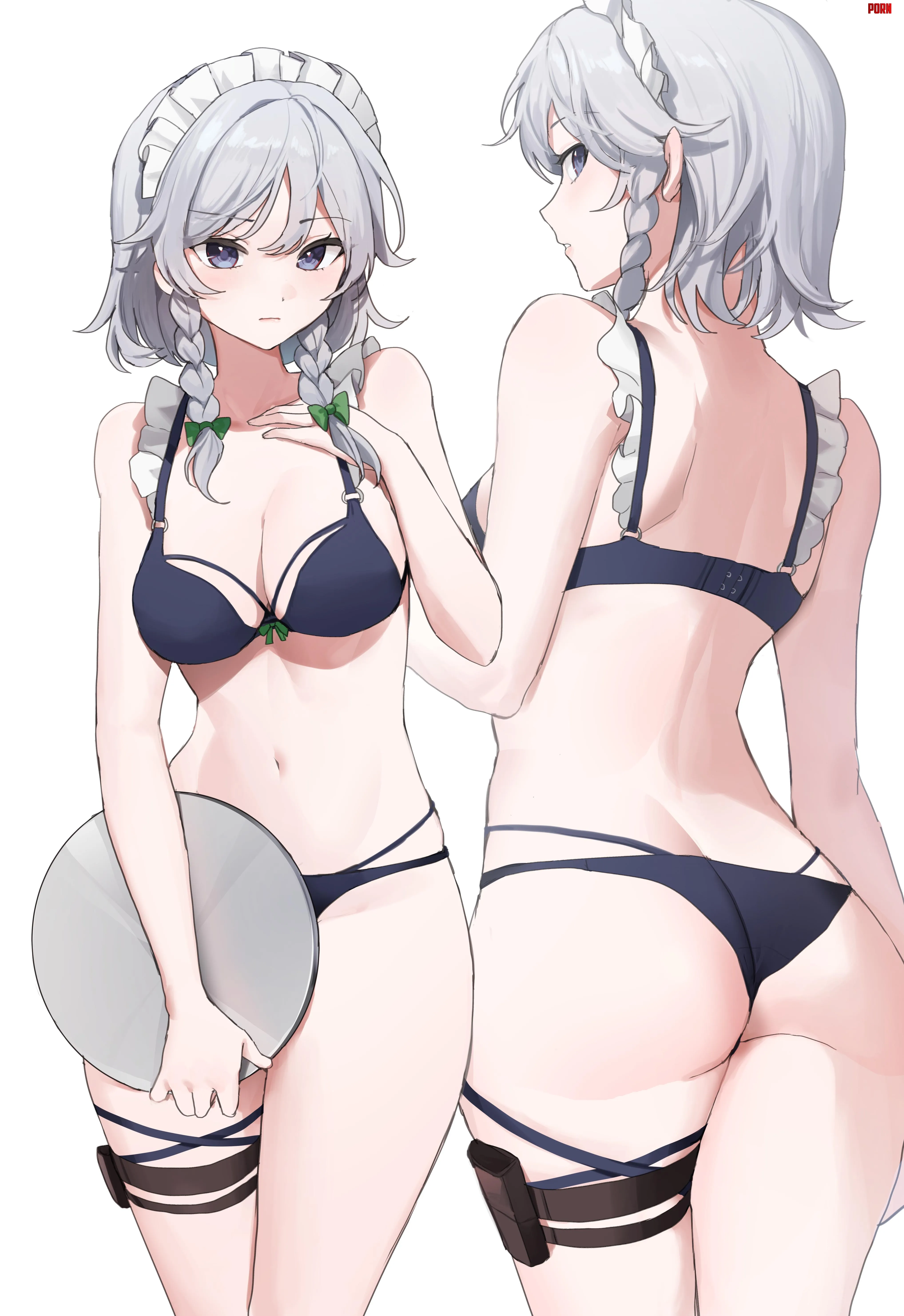 Maid Sakuya Touhou by xSaviour_N