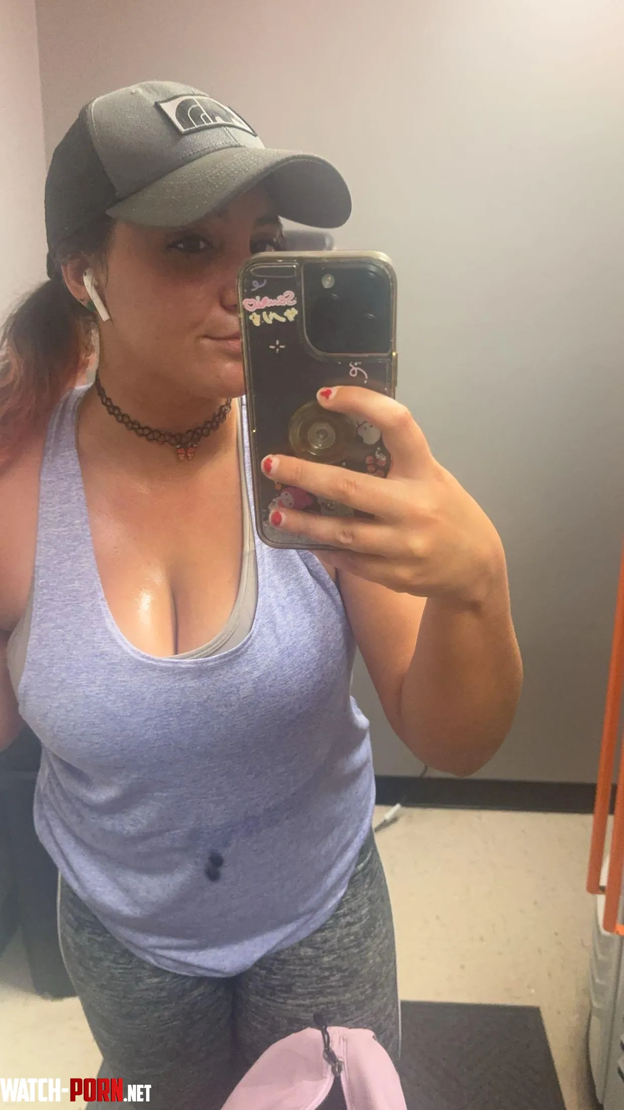Sweaty cleavage  by Juiceypeaches102