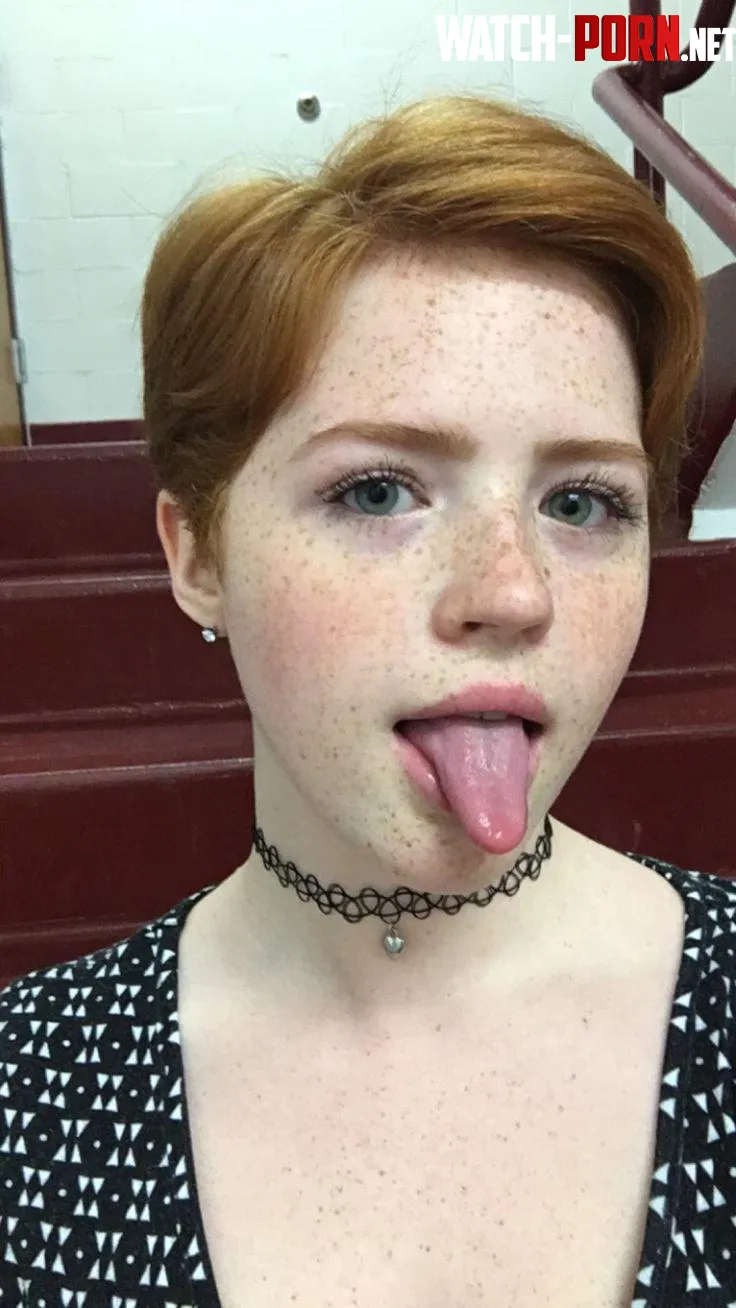 Ginger freckles and tongue by SpunkySpunkyAssGuy2