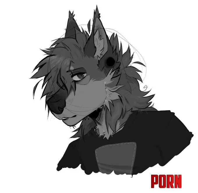 Headshot of my sona after not drawing for a while by Tecbi