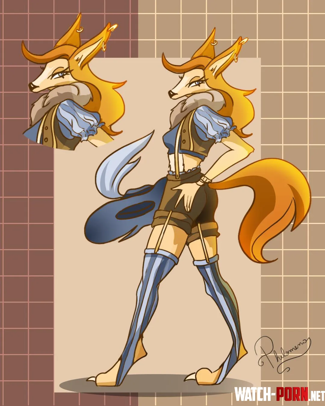 Hi Im new here This is one of my oc Shes called Sierra by Efficient-Bag-8562
