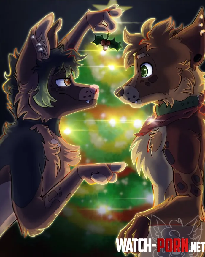 Mistletoe sneak attack art by Sharkyfox by Not_Mirage_Apex_2055