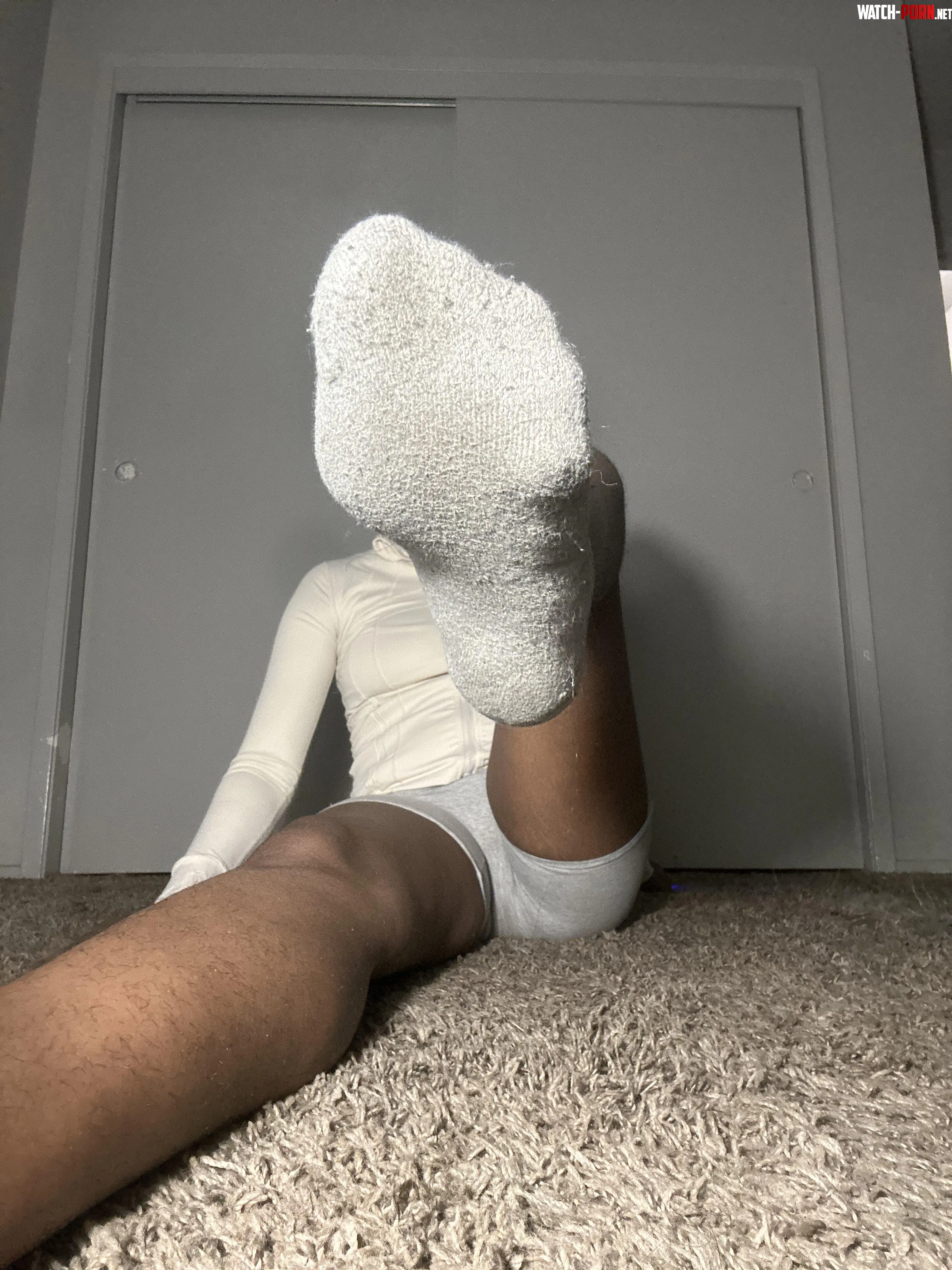 Can I stroke it with my socks on  F  by Giantesslaya