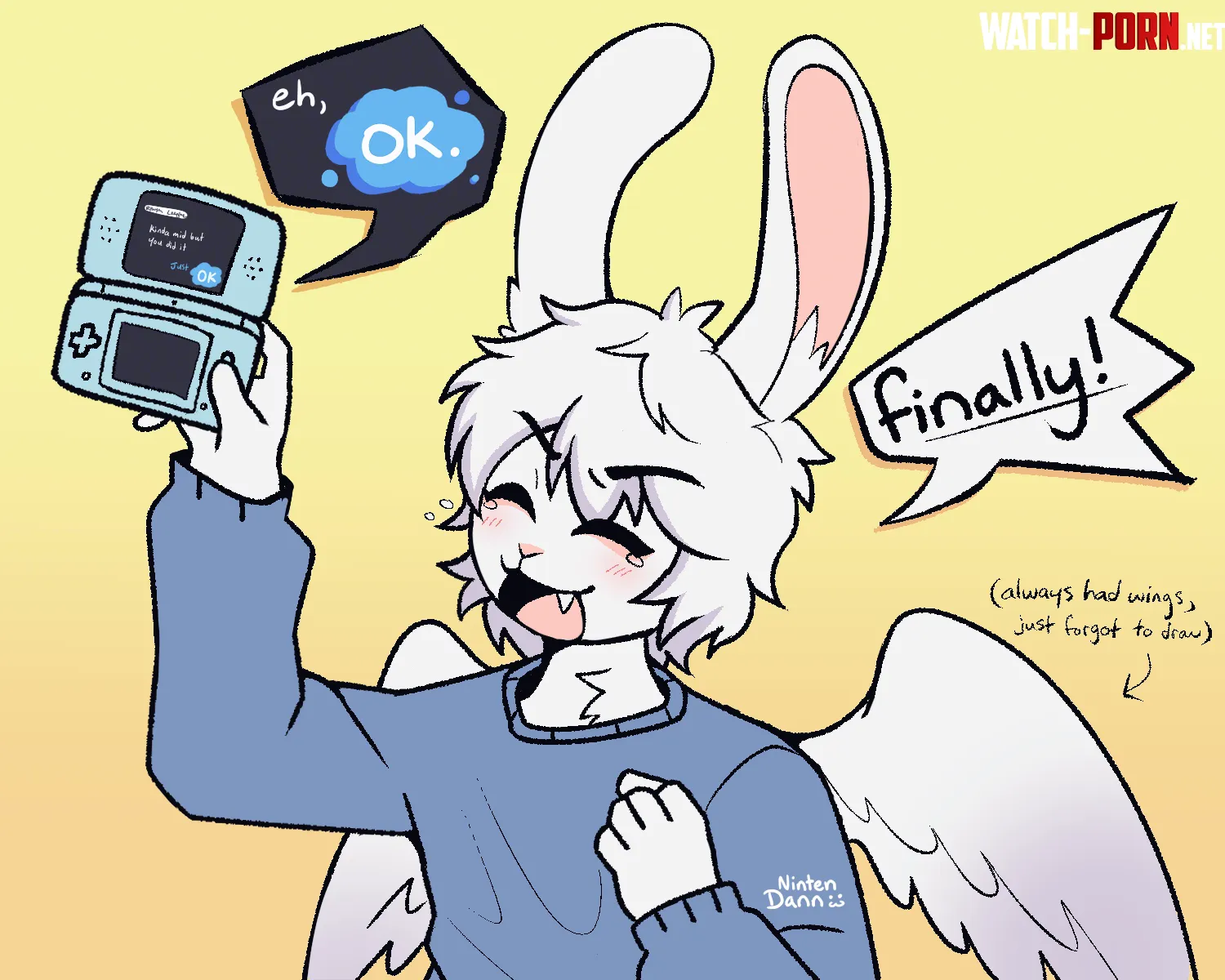 he finally did it art by me NintenDann on BSky by AllTheamiibo
