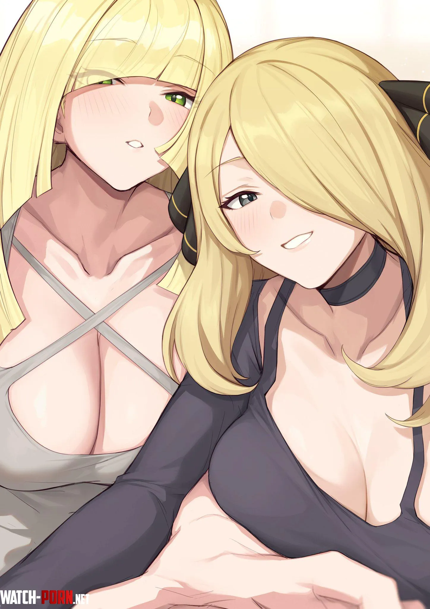 Cynthia And Lusamine Evan Yang by A_MASSIVE_PERVERT