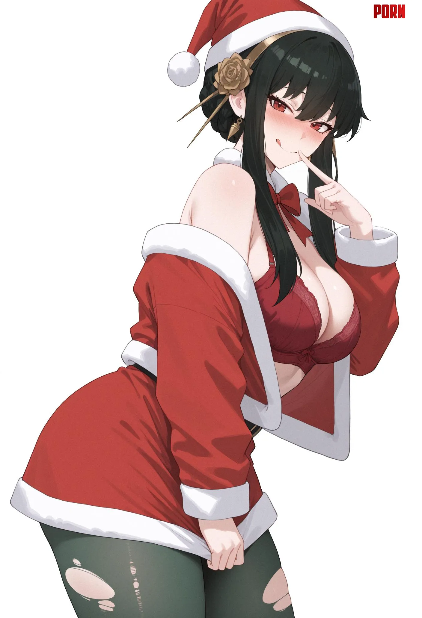 Santa Yor Forger SpyXFamily by CheetahSperm18
