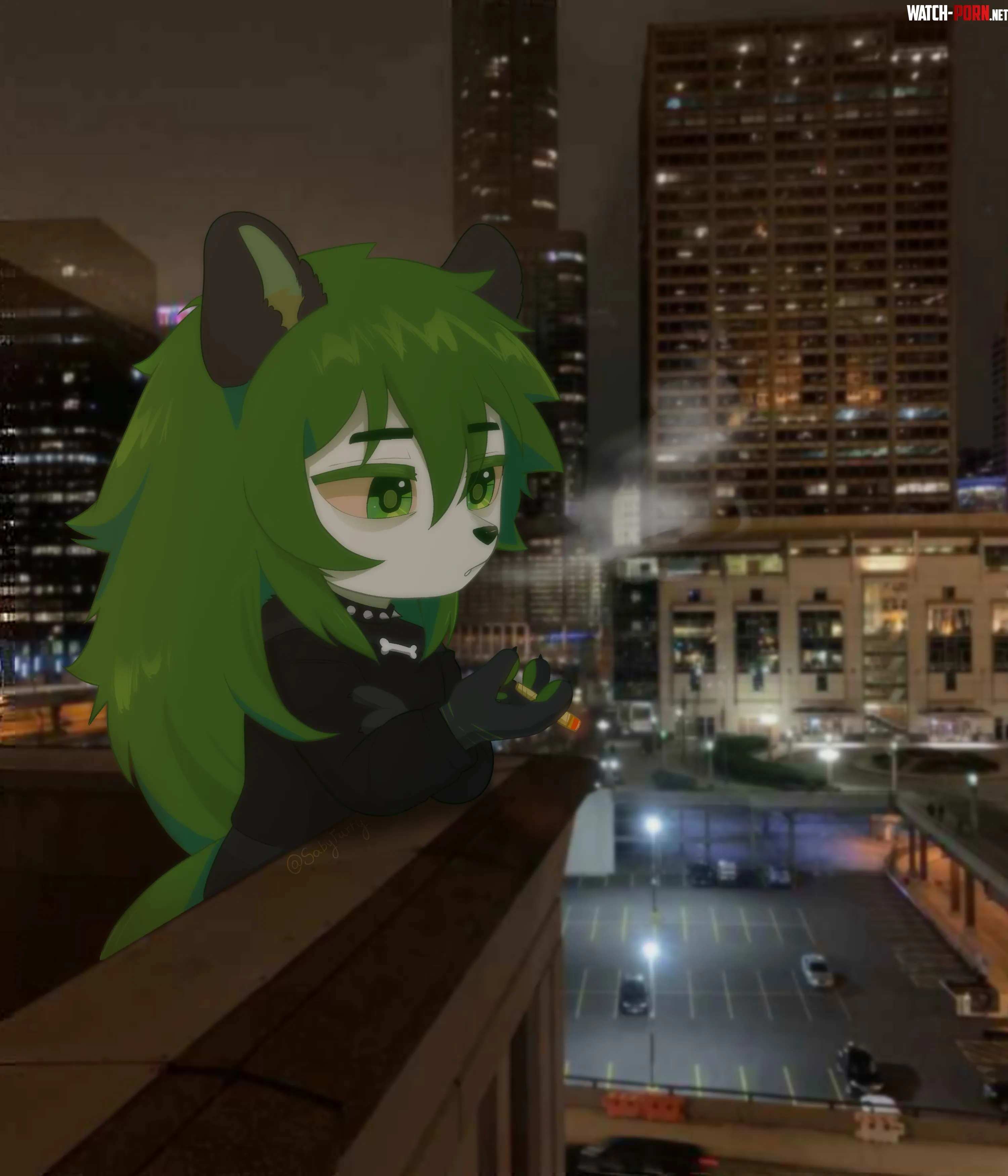 Smoking by Saby_Furry