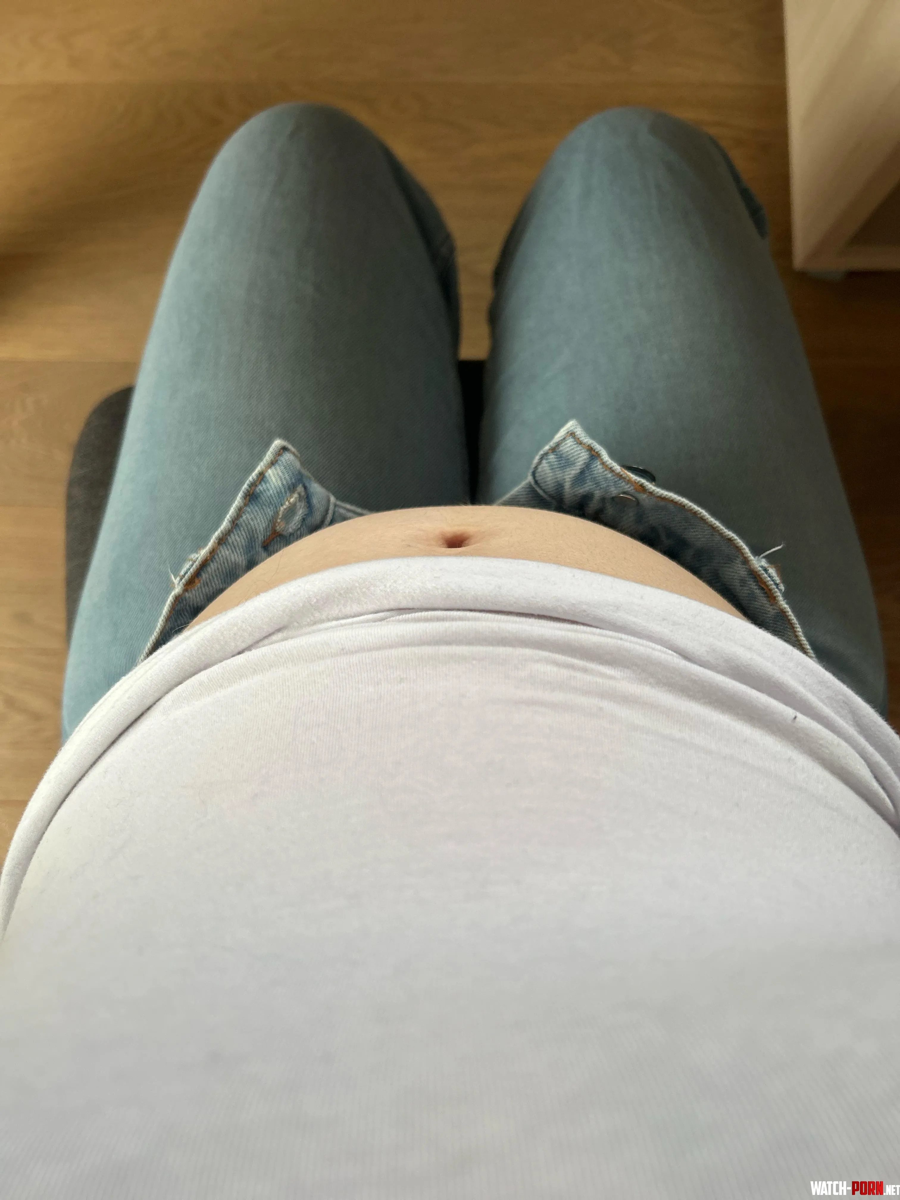 Wide leg jeans is now skinny  by Negative_Physics_269