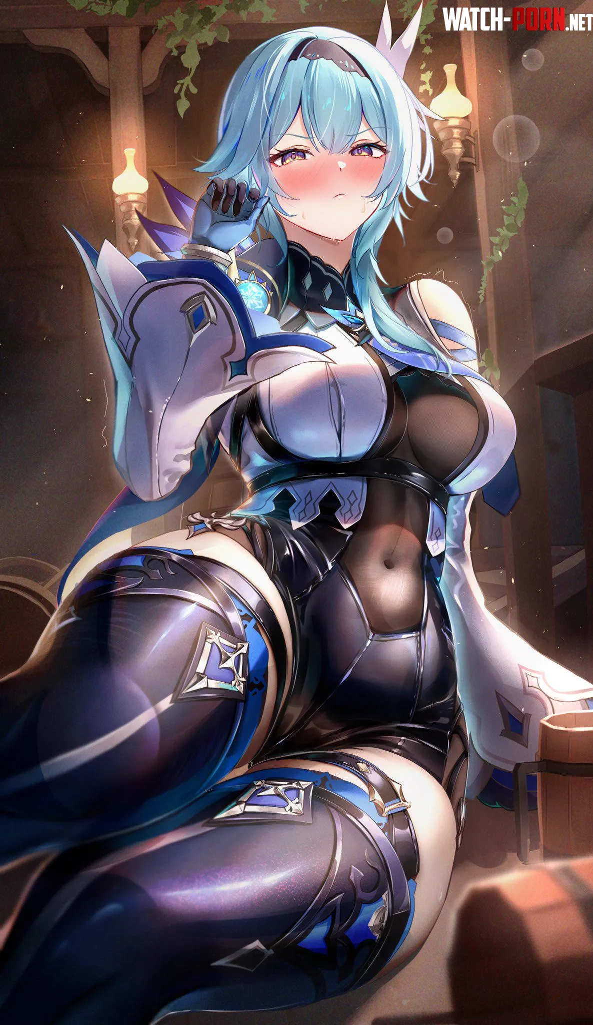 Drunk Eula Genshin Impact by CheetahSperm18