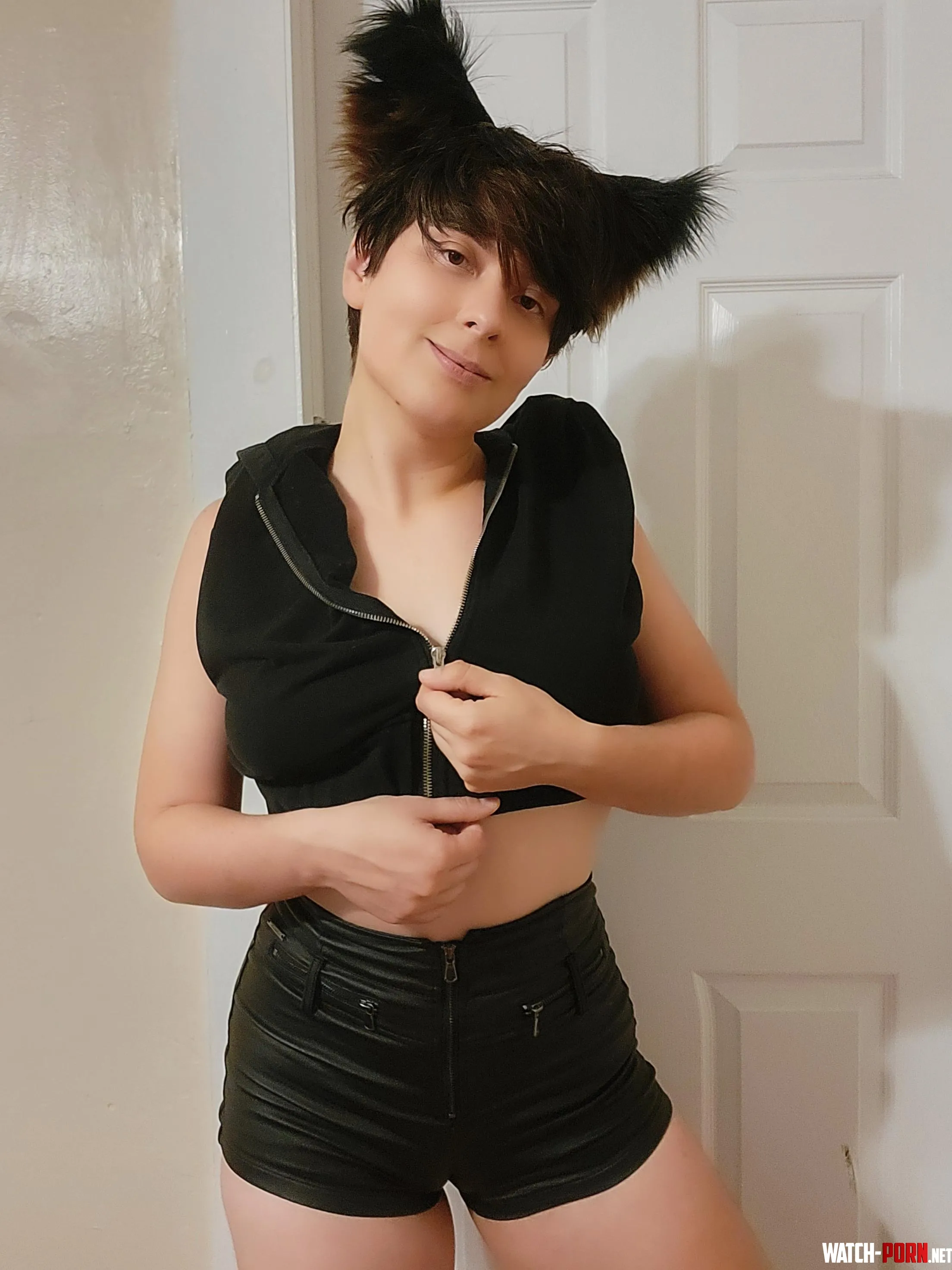 If Master says to take it off Ill take it off I want to be a good kitty for you by icednyalatte