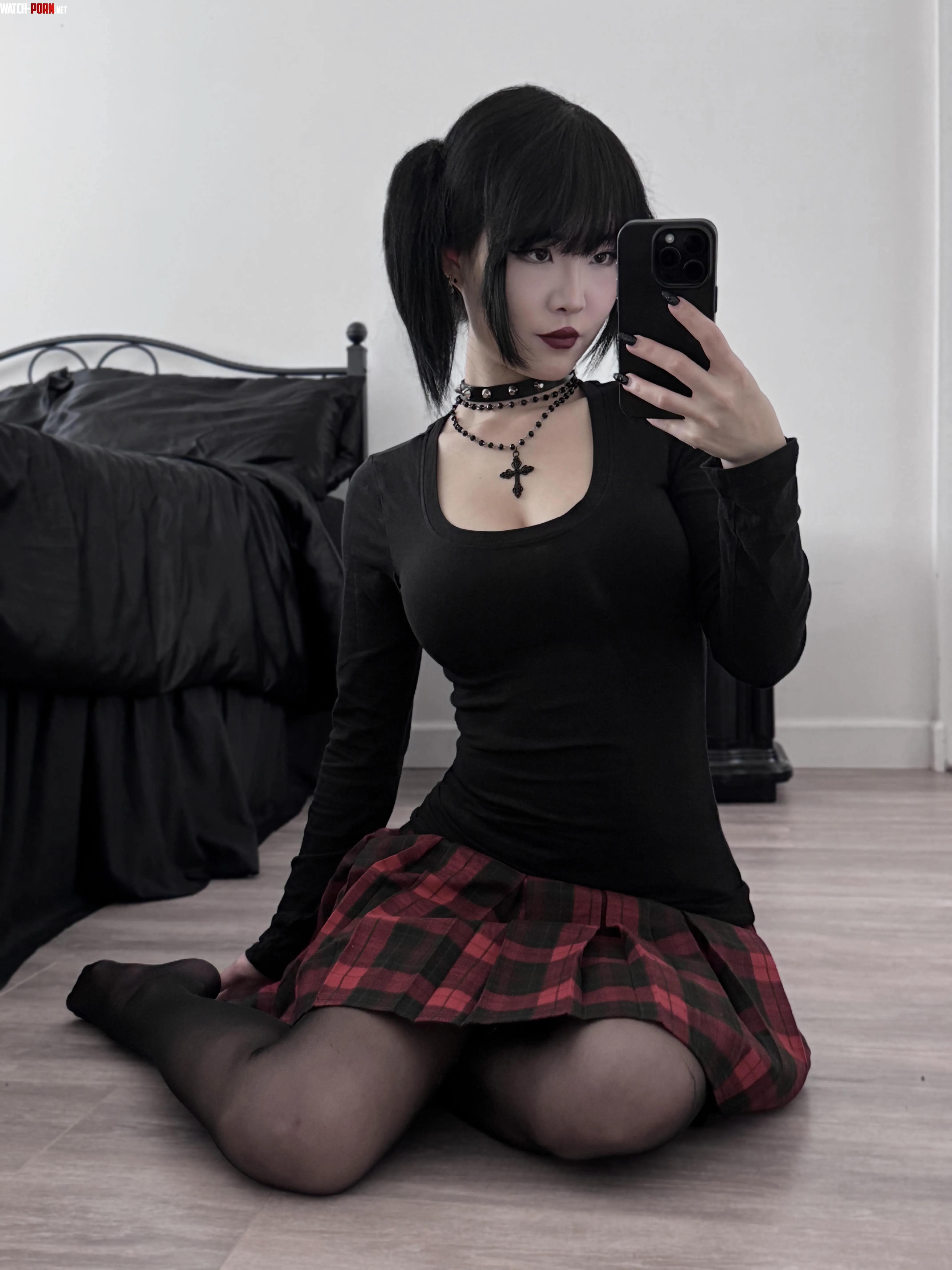 Goth Mikasa by Dystorra  by dystorra