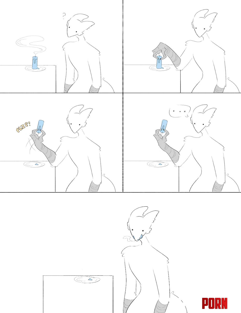 he likes blue by purindots