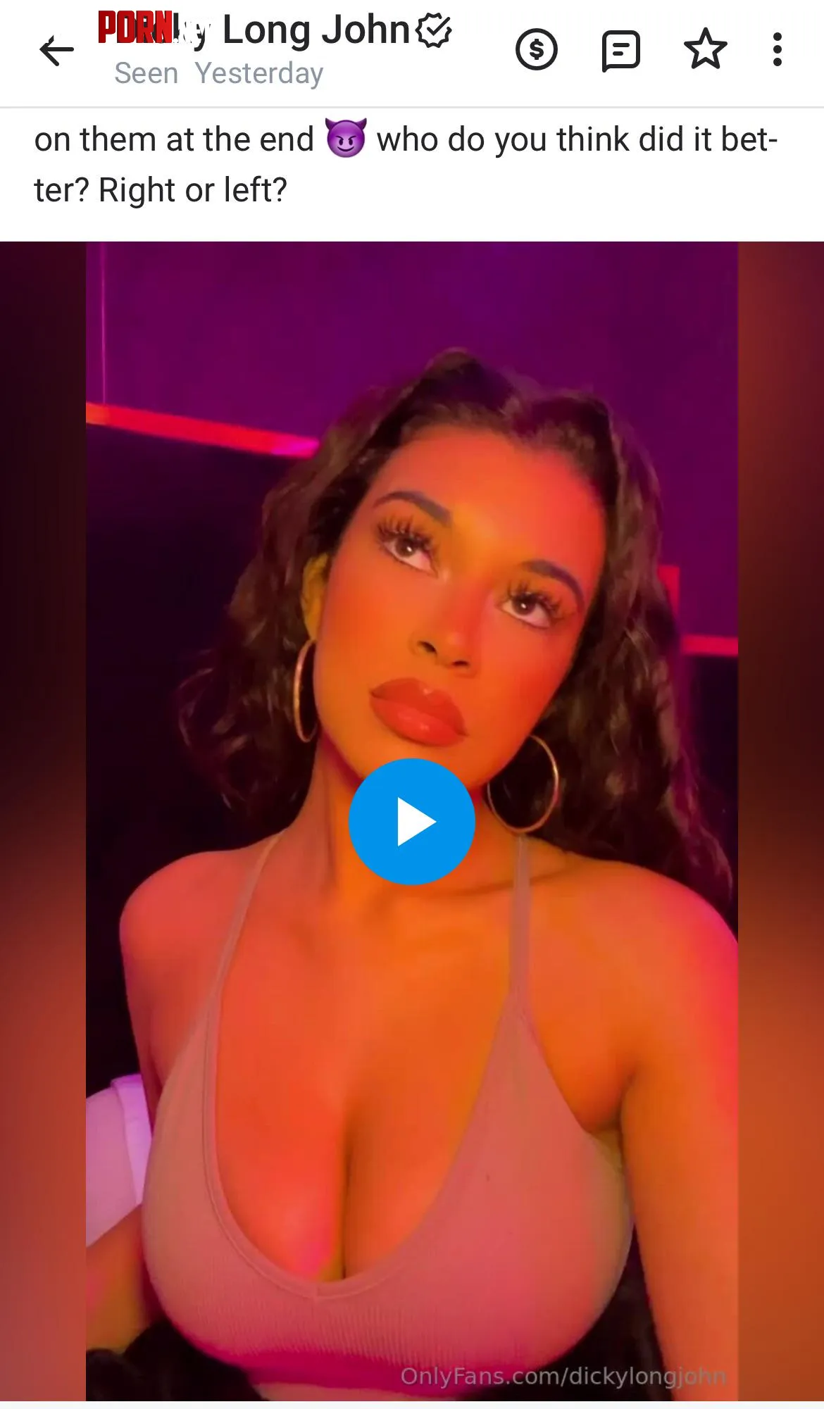 Anyone know who this OF model is by gs8chris