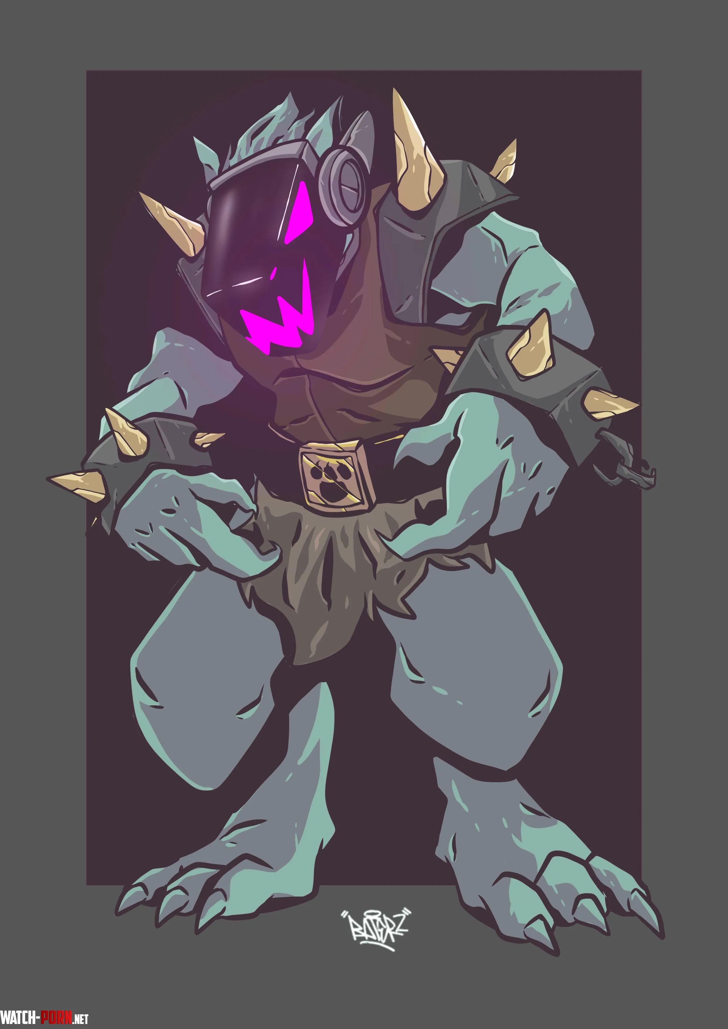 Wolfsbane protogen version art by me dm for inquiries by baterzart2