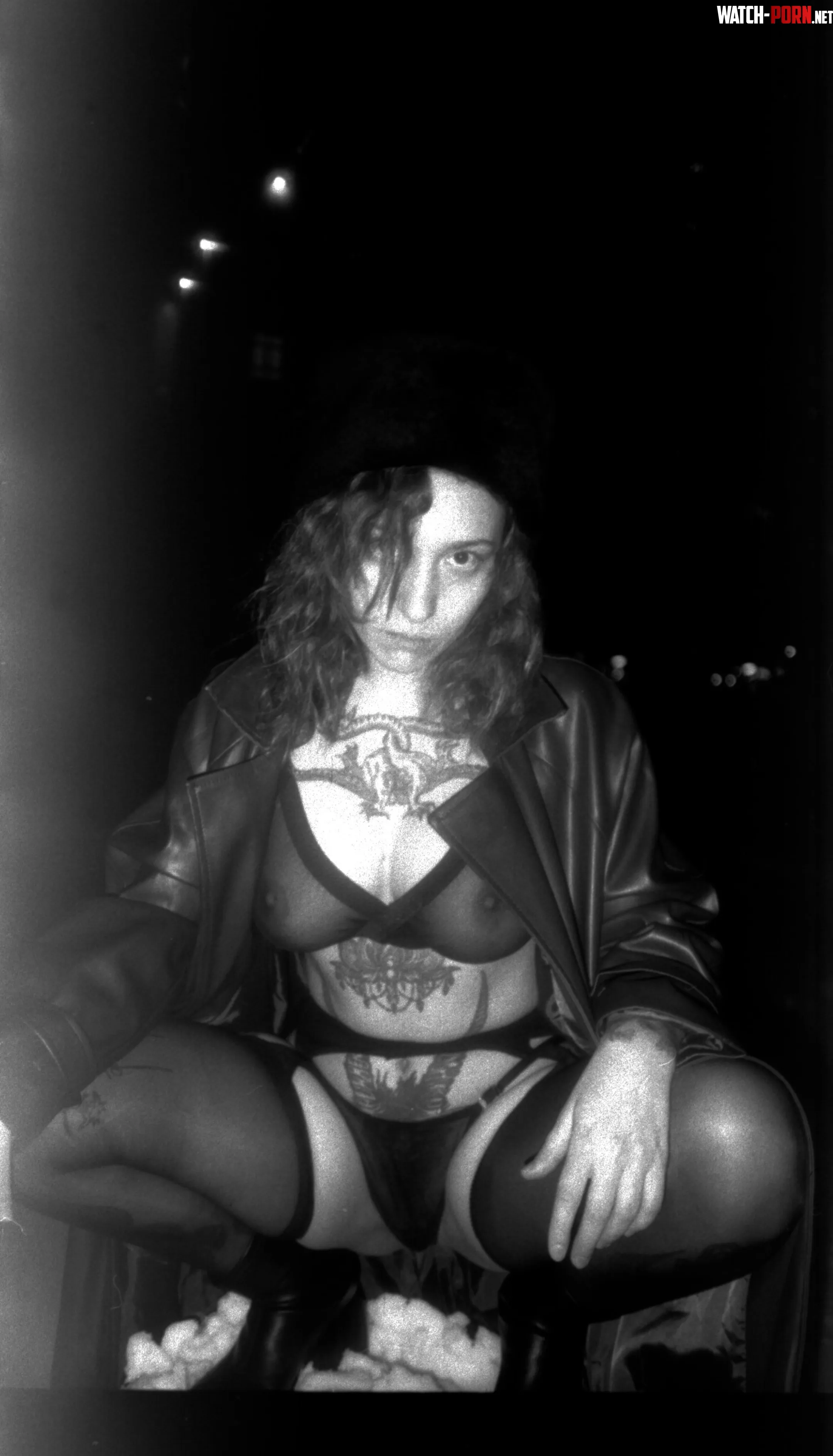 seethrough lingerie and a wild look is every goths kit by Mind_Rina