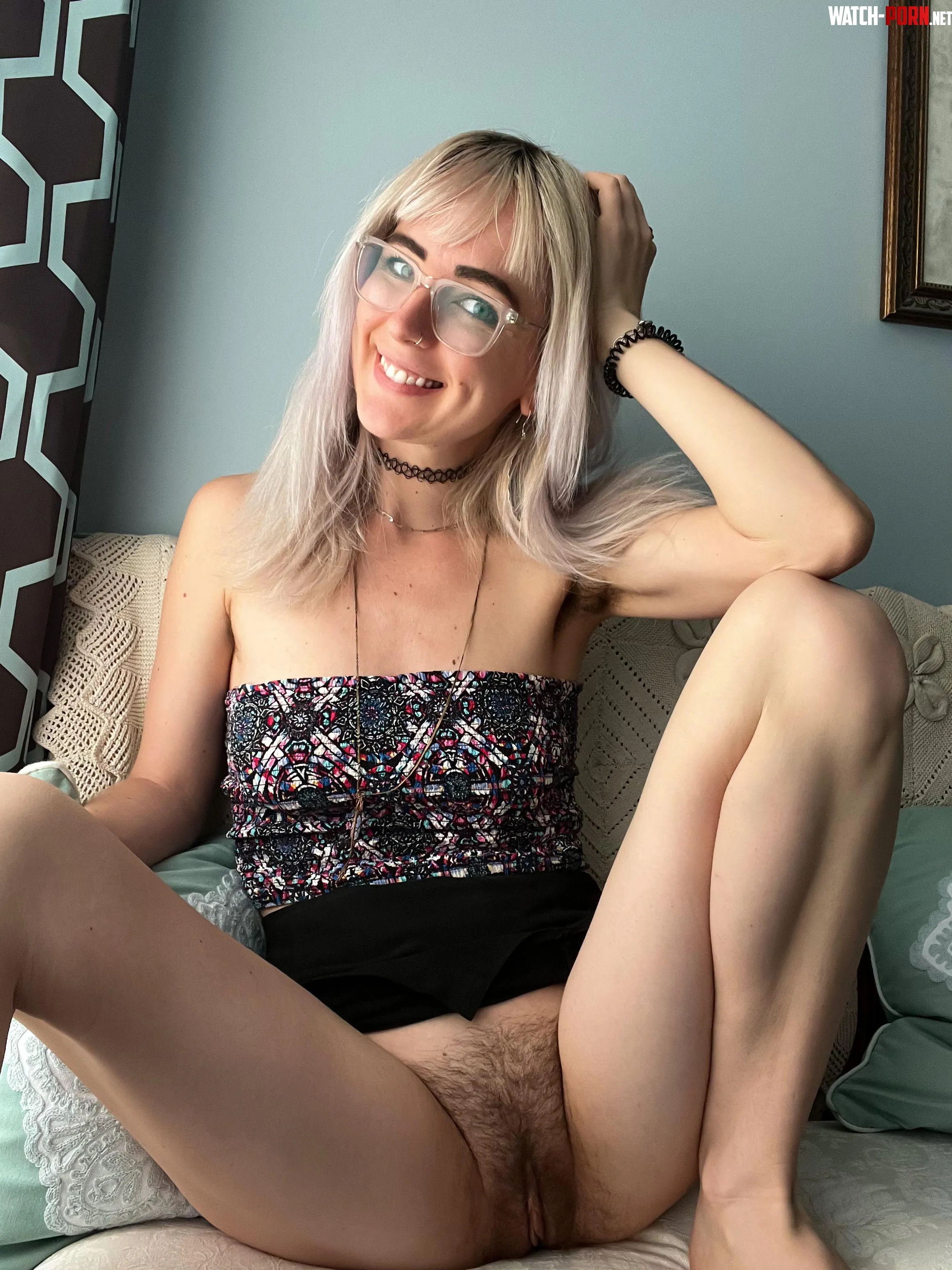 Will all this hair stop you from burying your face in my pussy by AllyElliot