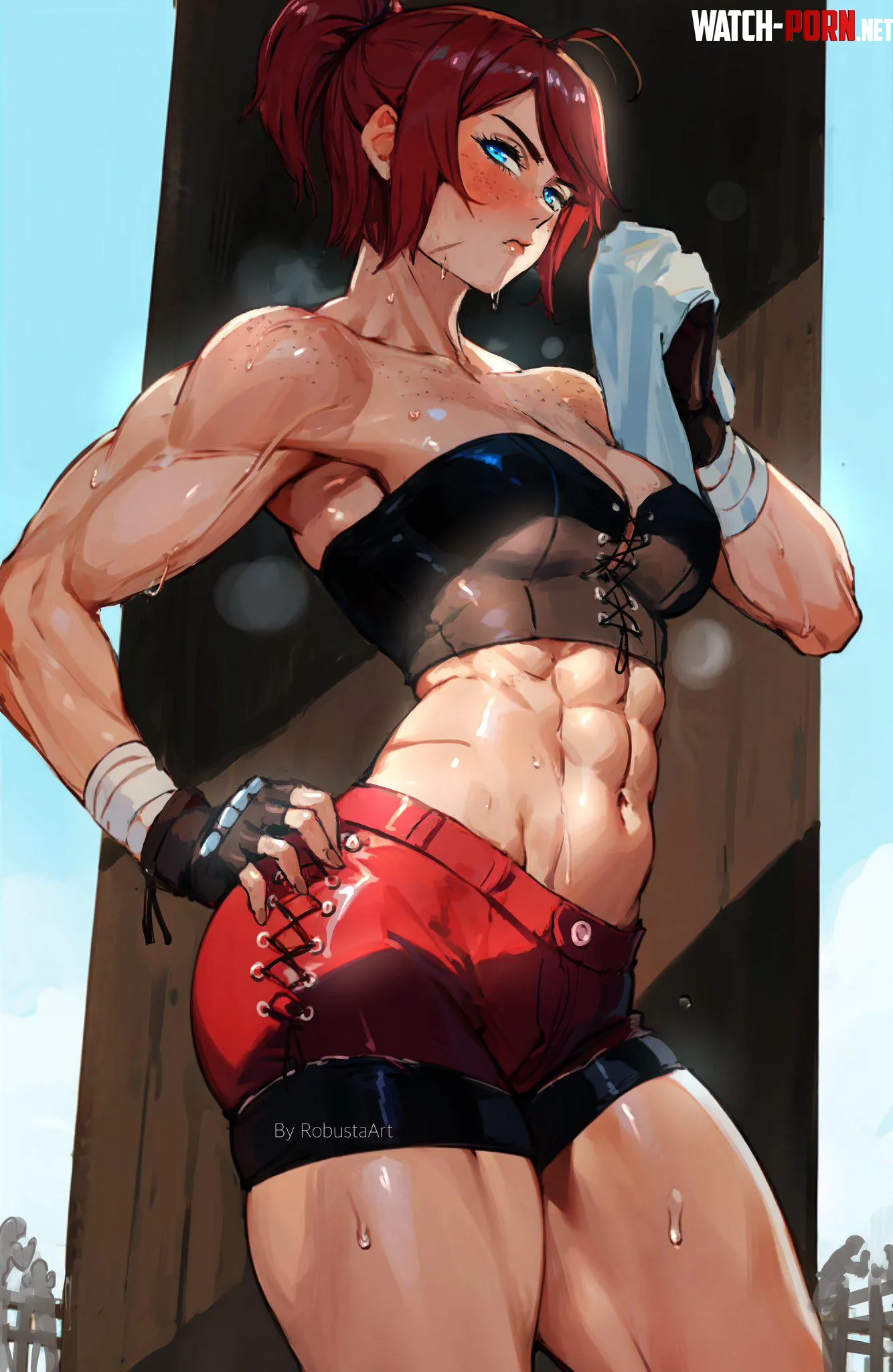 Freckles RobustaArt Original by Throwawheylmao