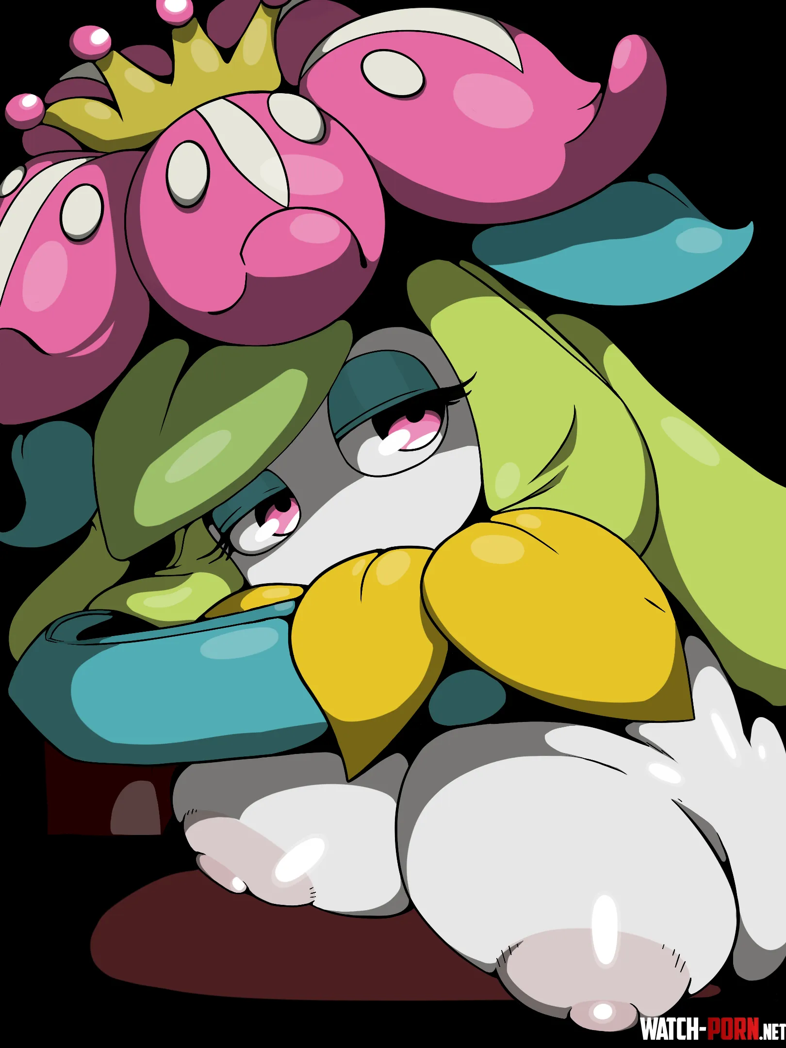 Shiny Lilligant chillin ErisRenatus by Escii