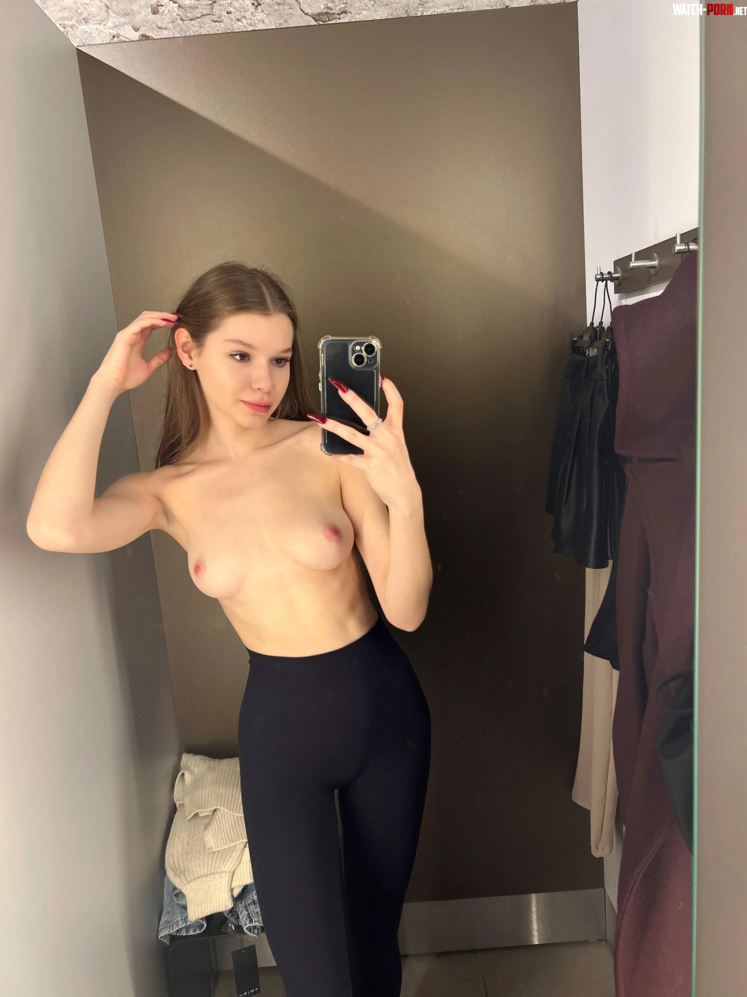 I love taking selfies in fitting rooms by Cherry_Petal_Girl