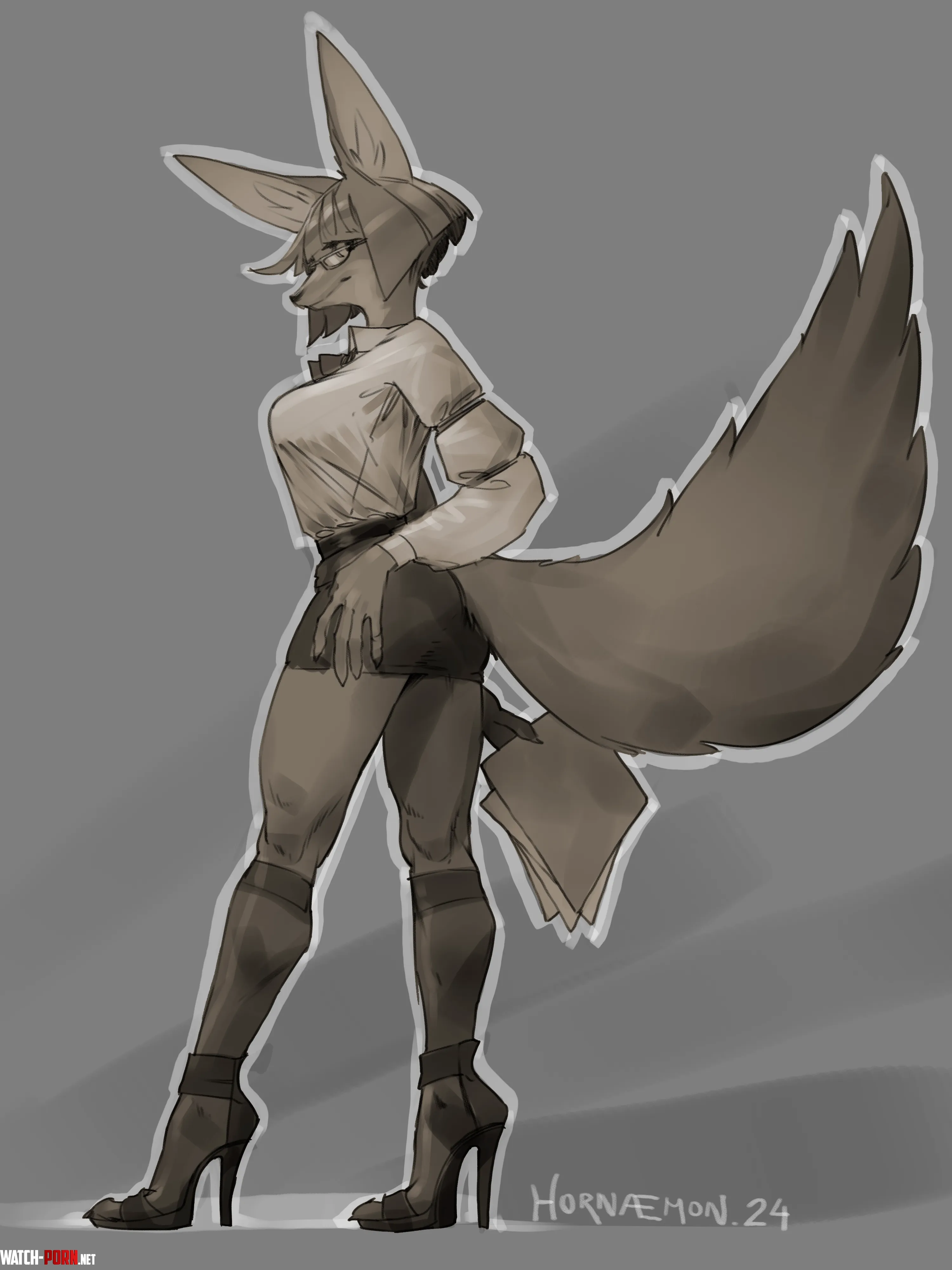 A WIP of my OC Connie by Smart-Present-4442