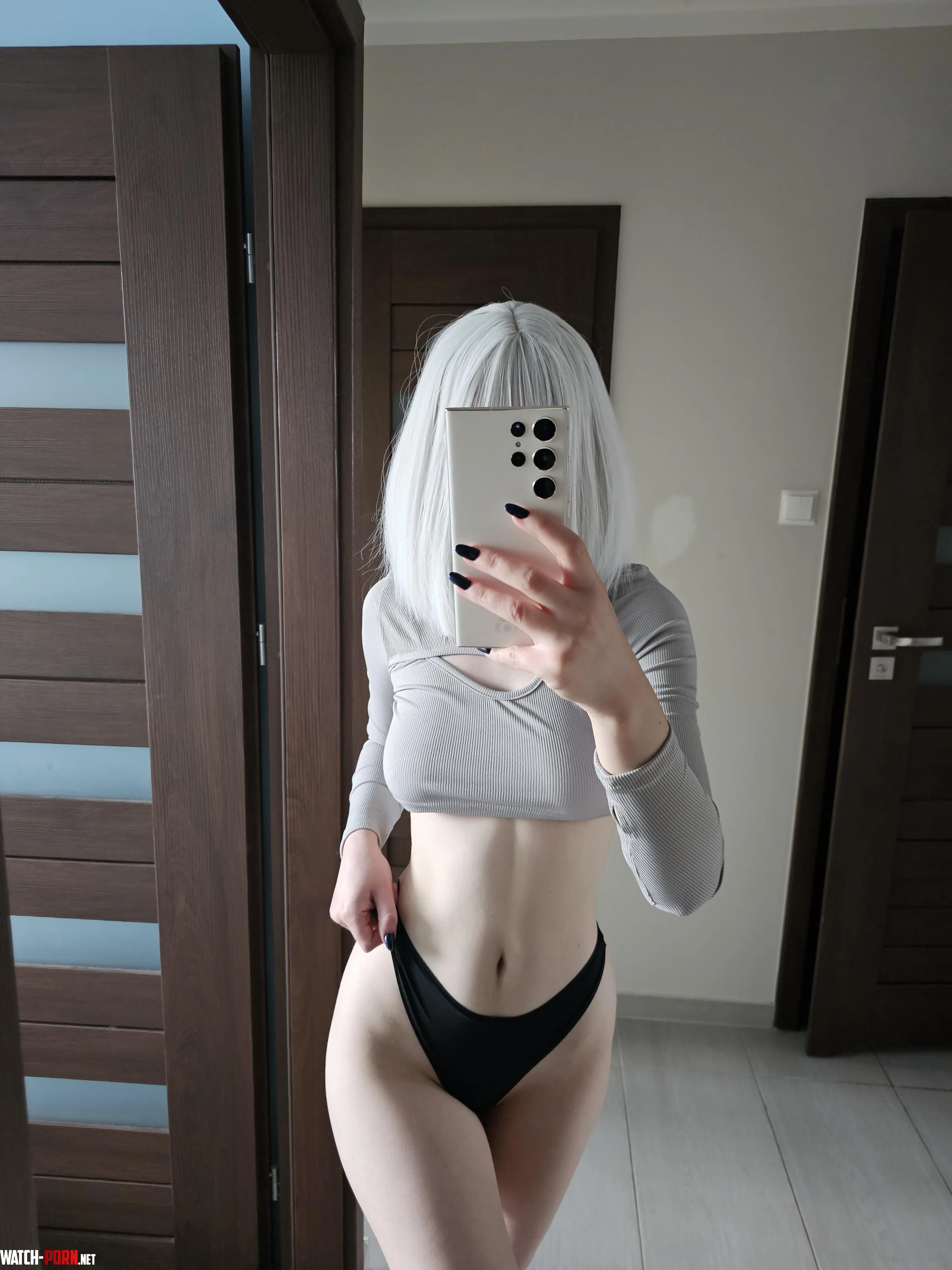 wyd if you come home from work and im waiting for you like this by yourcecy