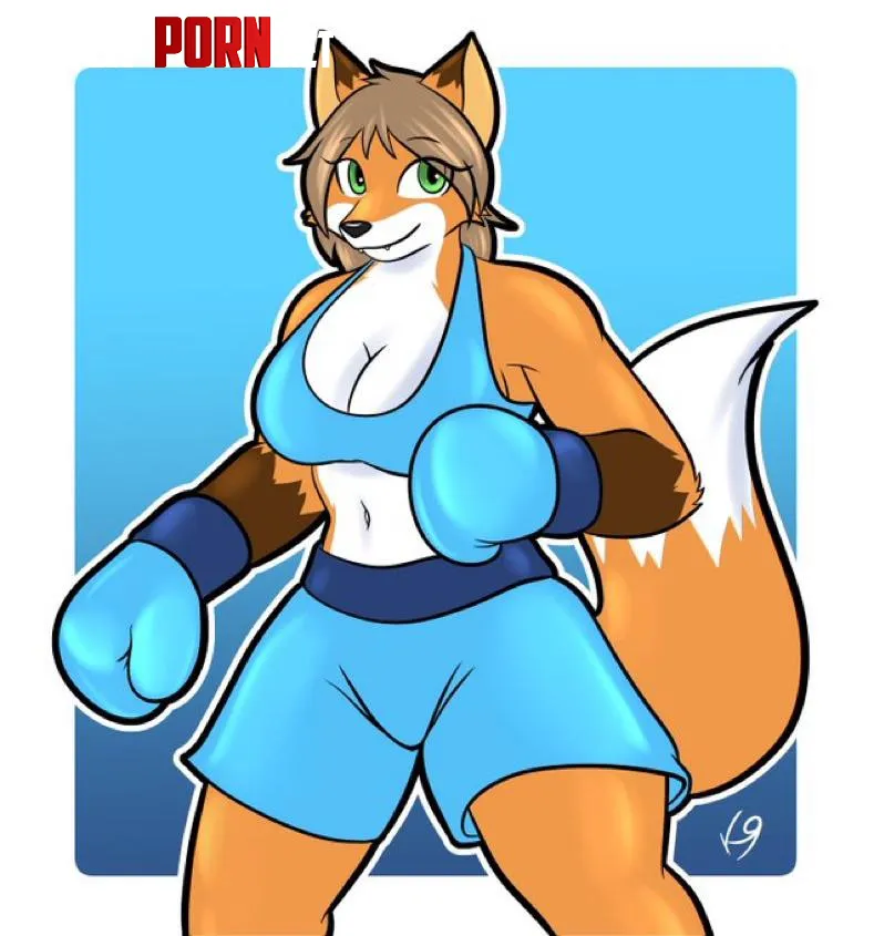 Kiera the boxer vixen art by theK9team on twitterX by Fast-Fox