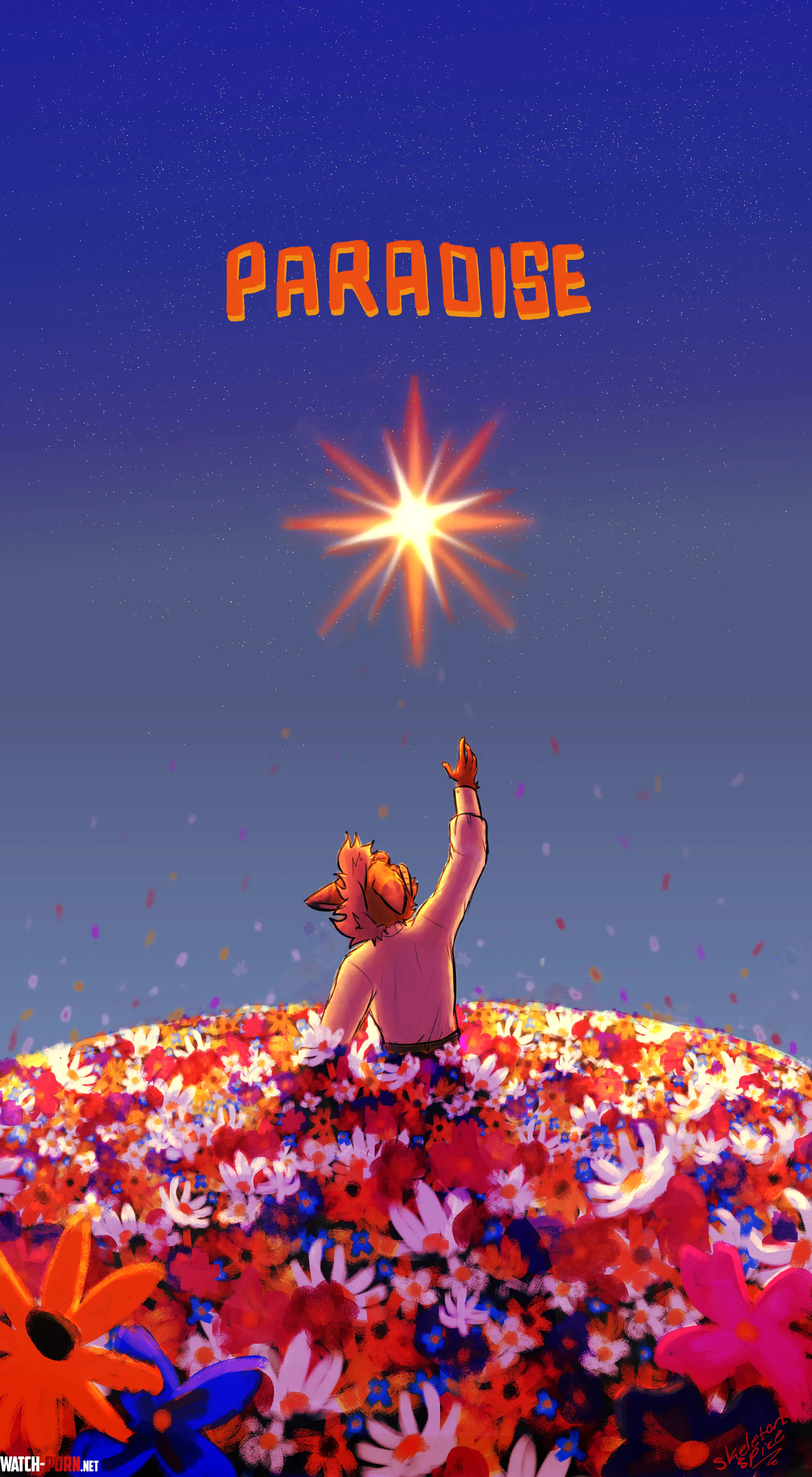 Paradise Art by me by WhostoIemyPOTATOES