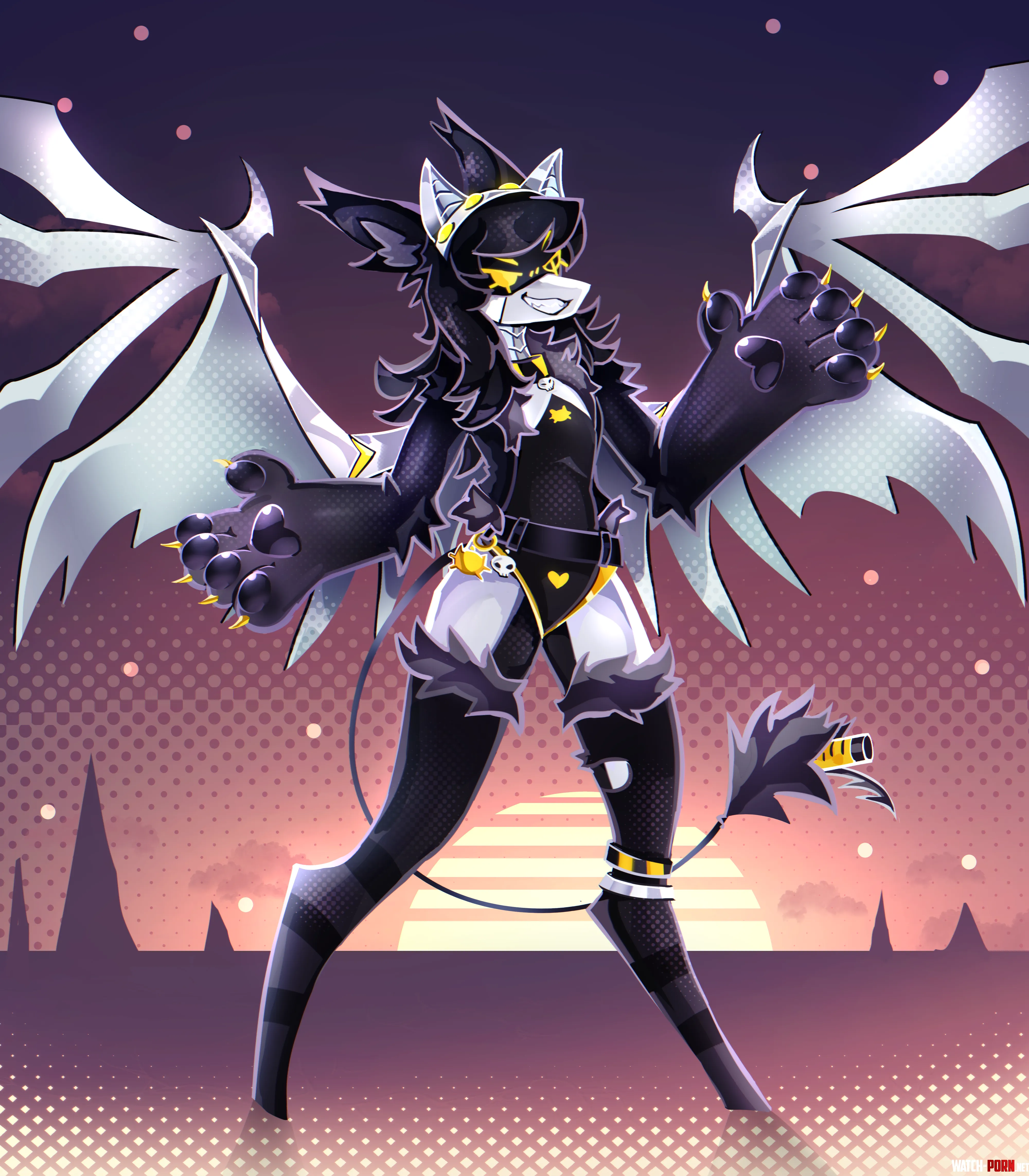 X commission for Lynx Art by me by NebulaRobo