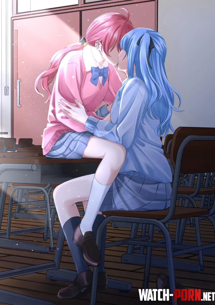 Classroom kiss Hololive by AnimeChan39