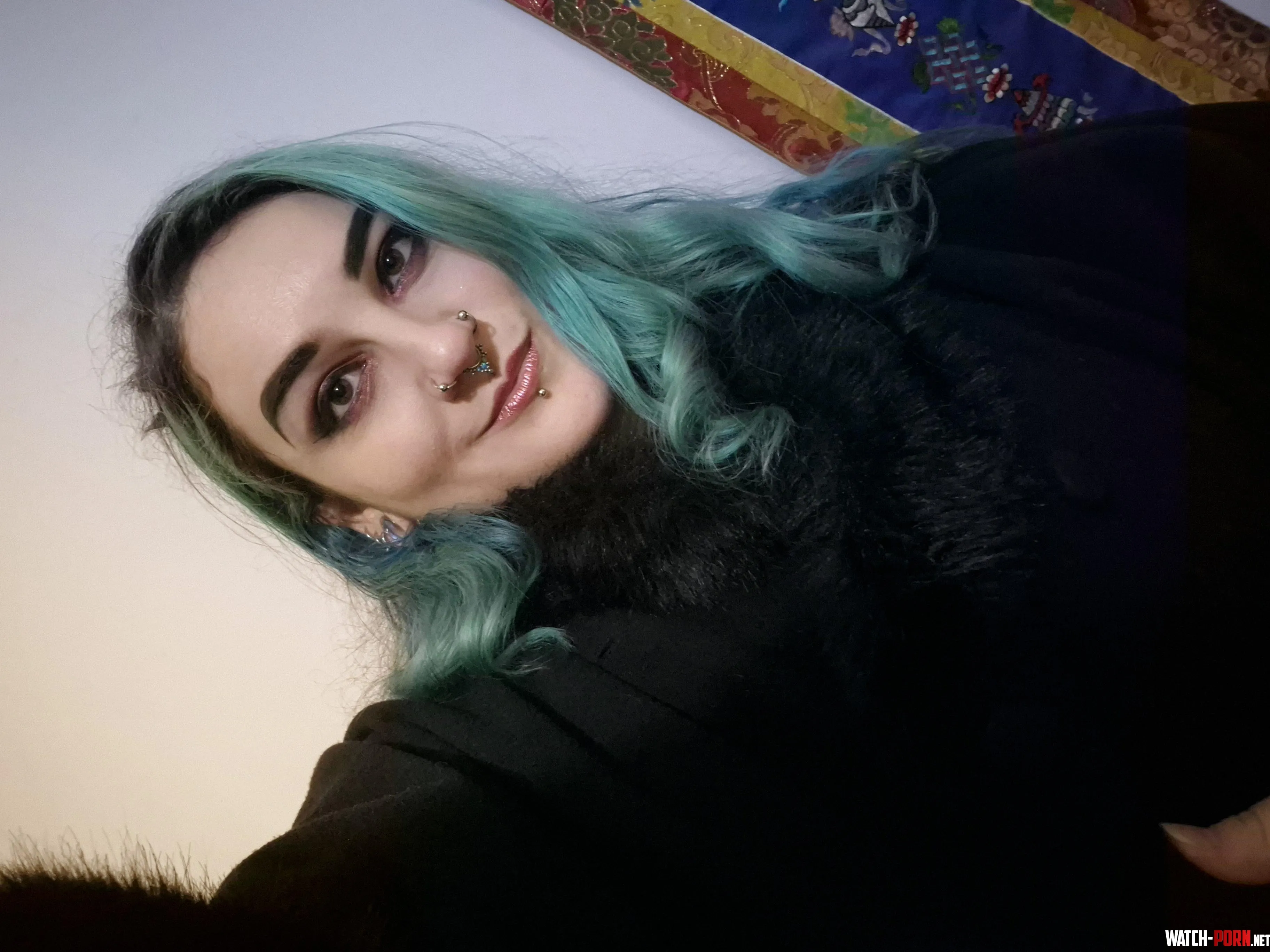 Come play with my hair and help me to relax  by MistressMagneto