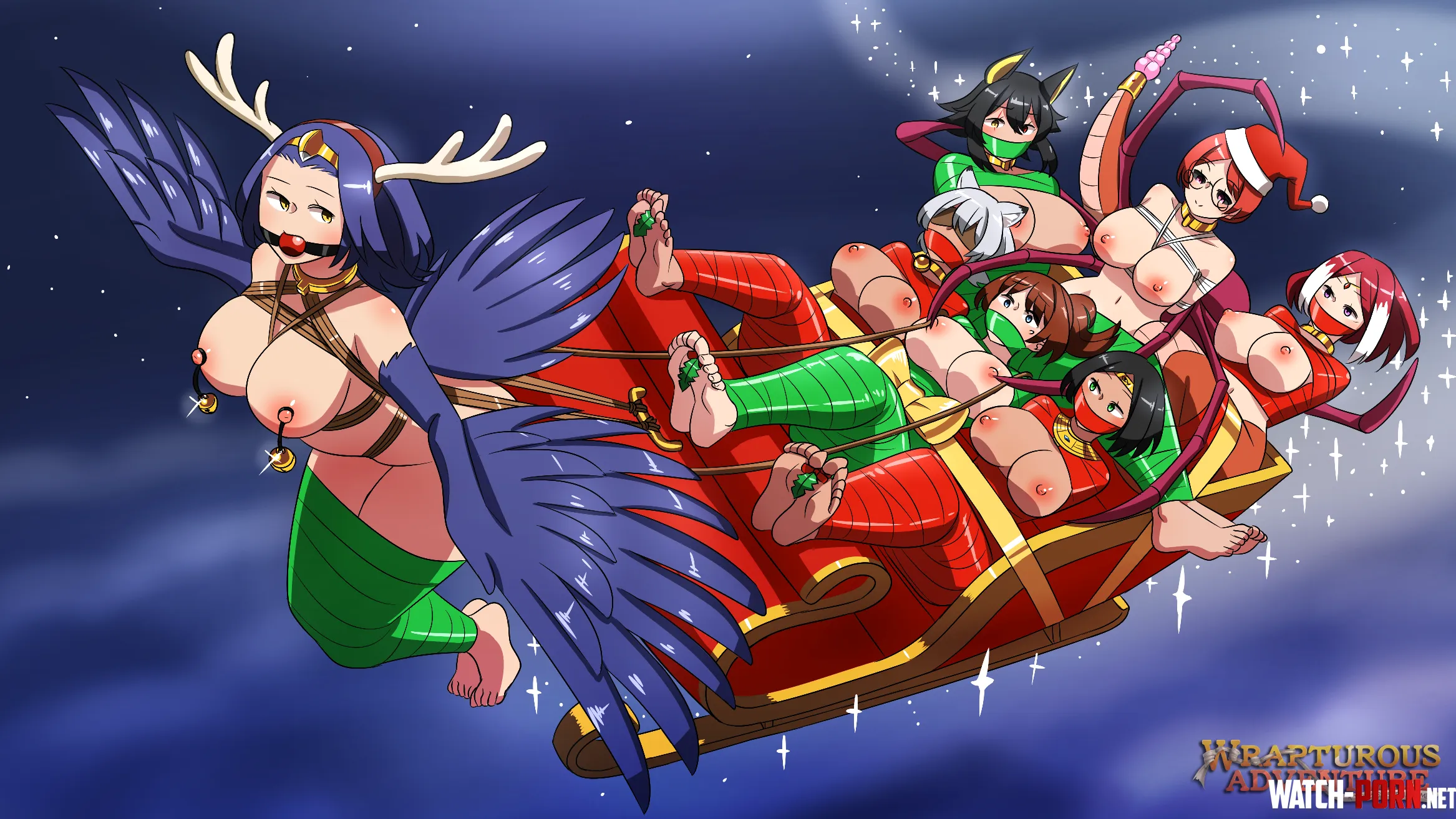 These ladies are taking a ride on this Wrapturous sleigh tonight by MrWrapture