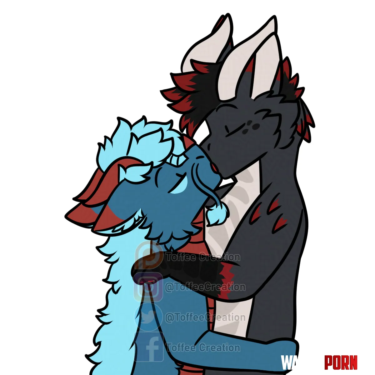 They are in lovennCouple themed YCHs by ToffeeCreation