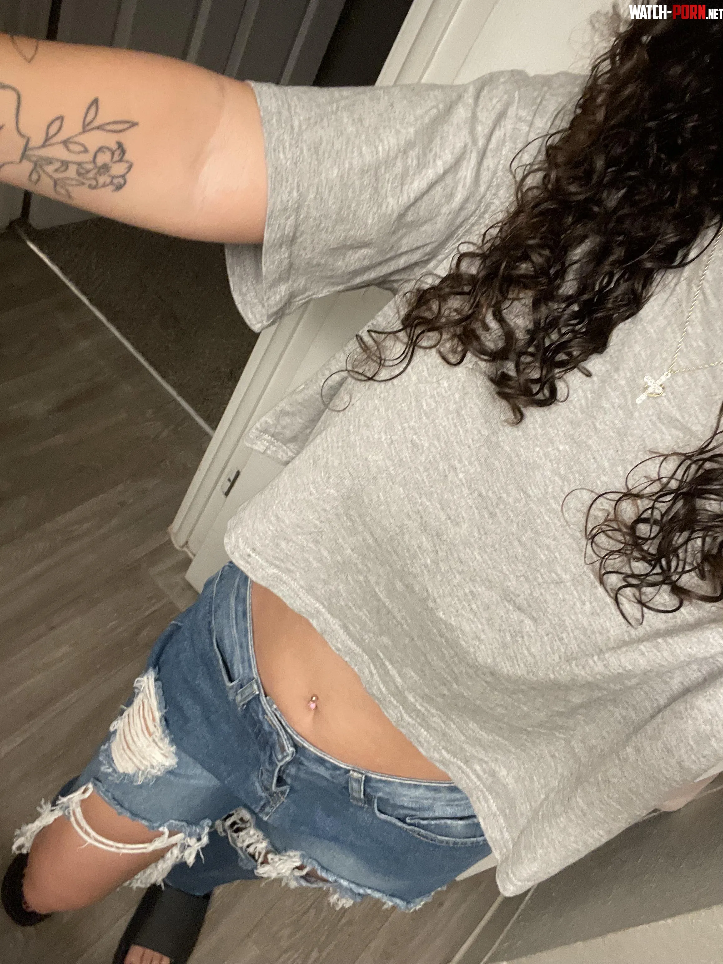 do you like this crop top with this outfit  by jadasecretss