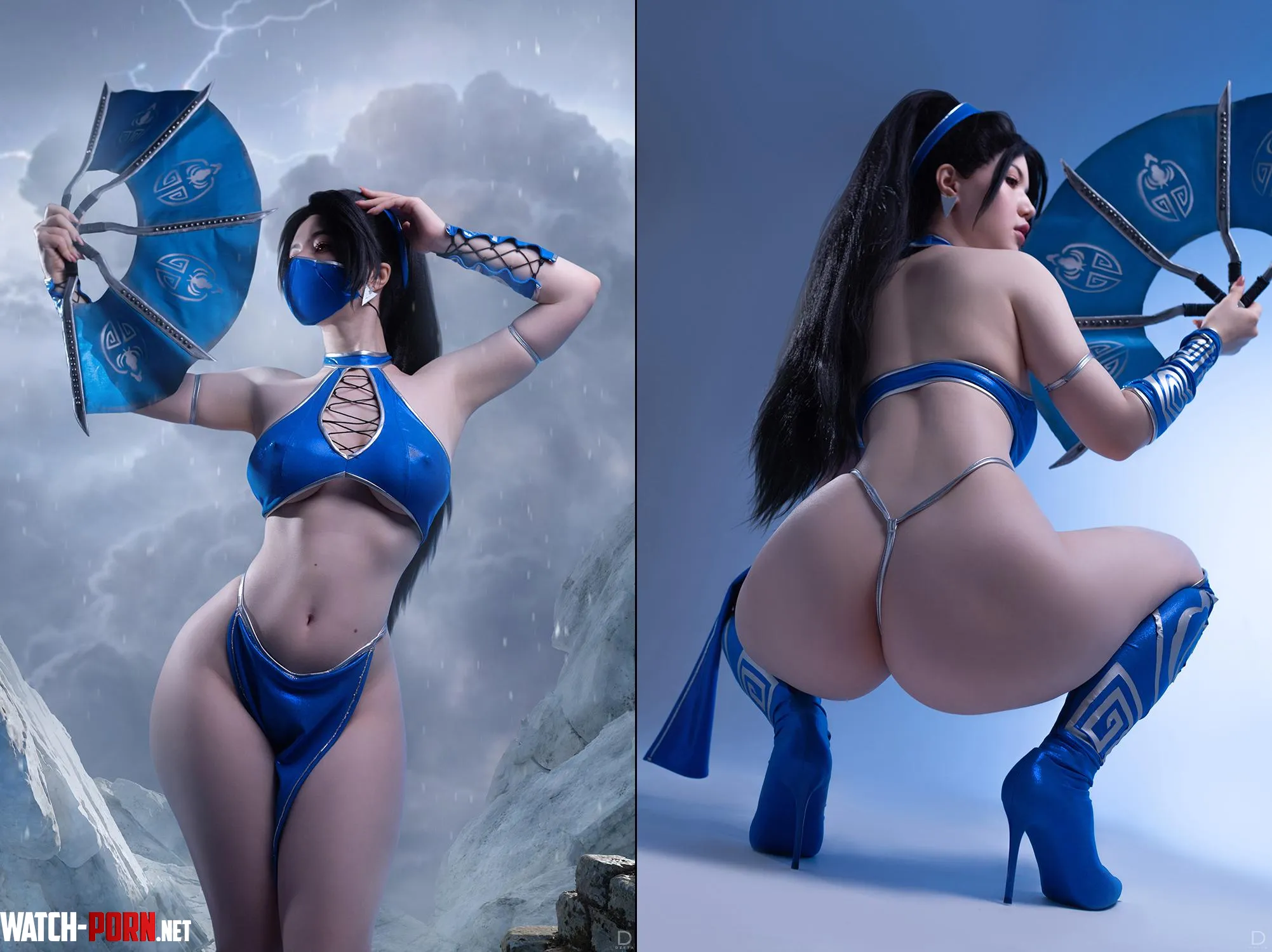 Kitana by Lada Lyumos Mortal Kombat  by LadaLyumos